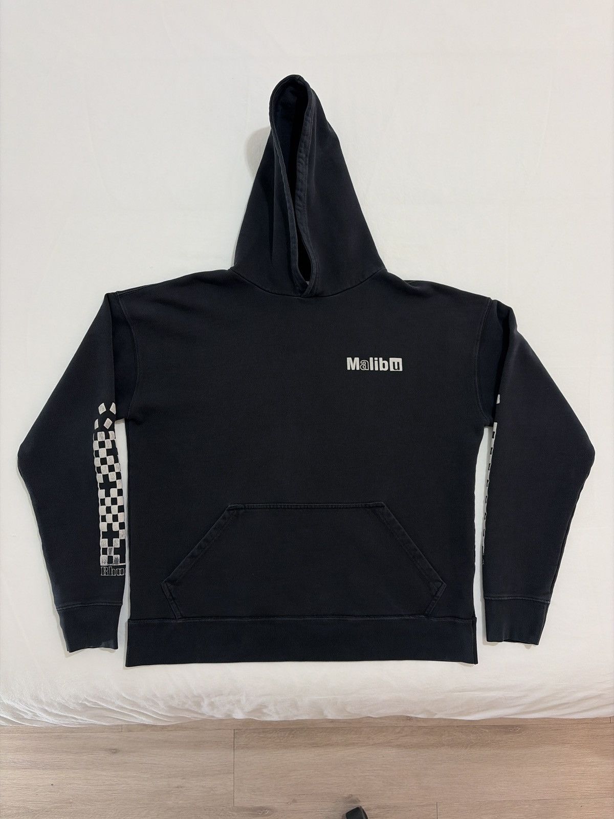 Rhude Rhude Malibu Checkered Eagle Logo Hoodie Size US S / EU 44-46 / 1 - 1 Thumbnail