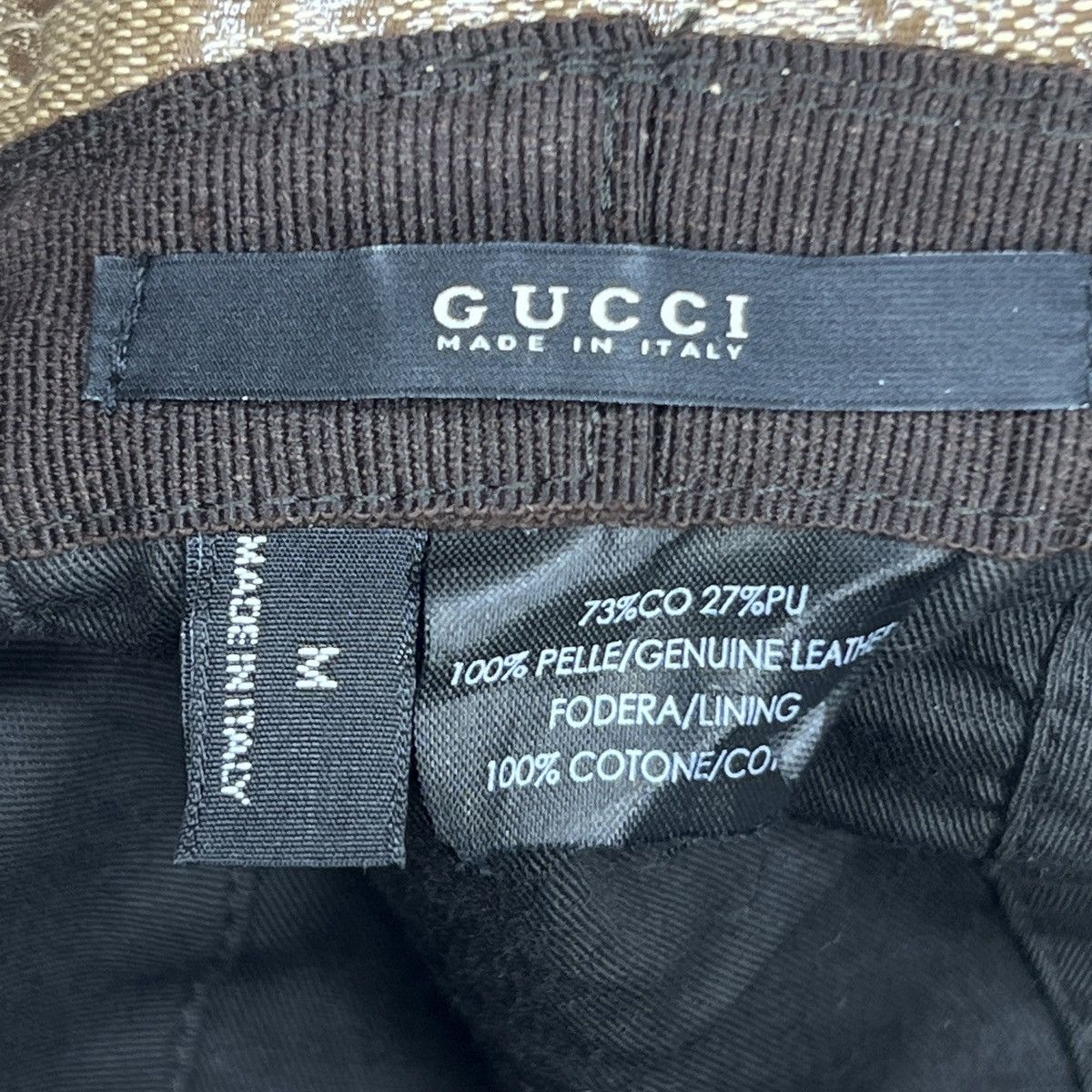 Gucci 🔥Rare Colour🔥Vintage Gucci Bucket Hat Monogram Beige Brown Size ONE SIZE - 8 Thumbnail