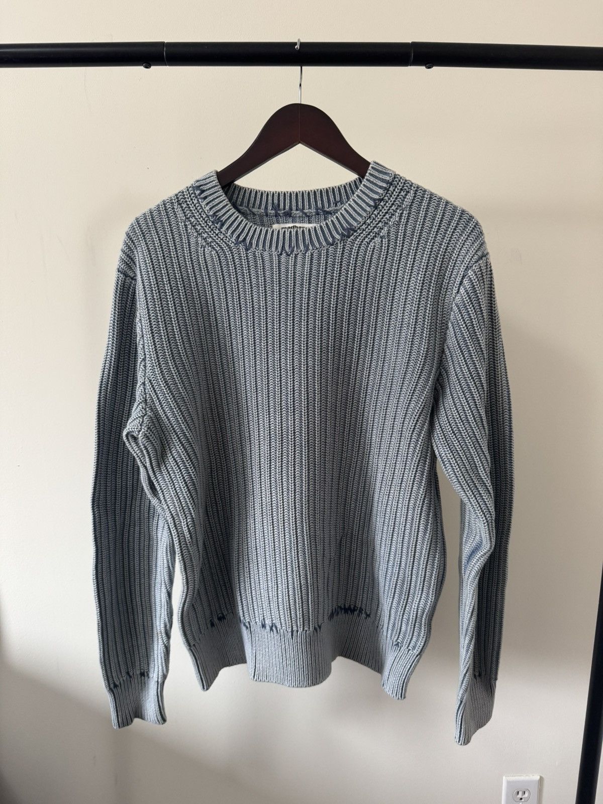 Madhappy Ice Exposed Stitch Fisherman Knit Sweater