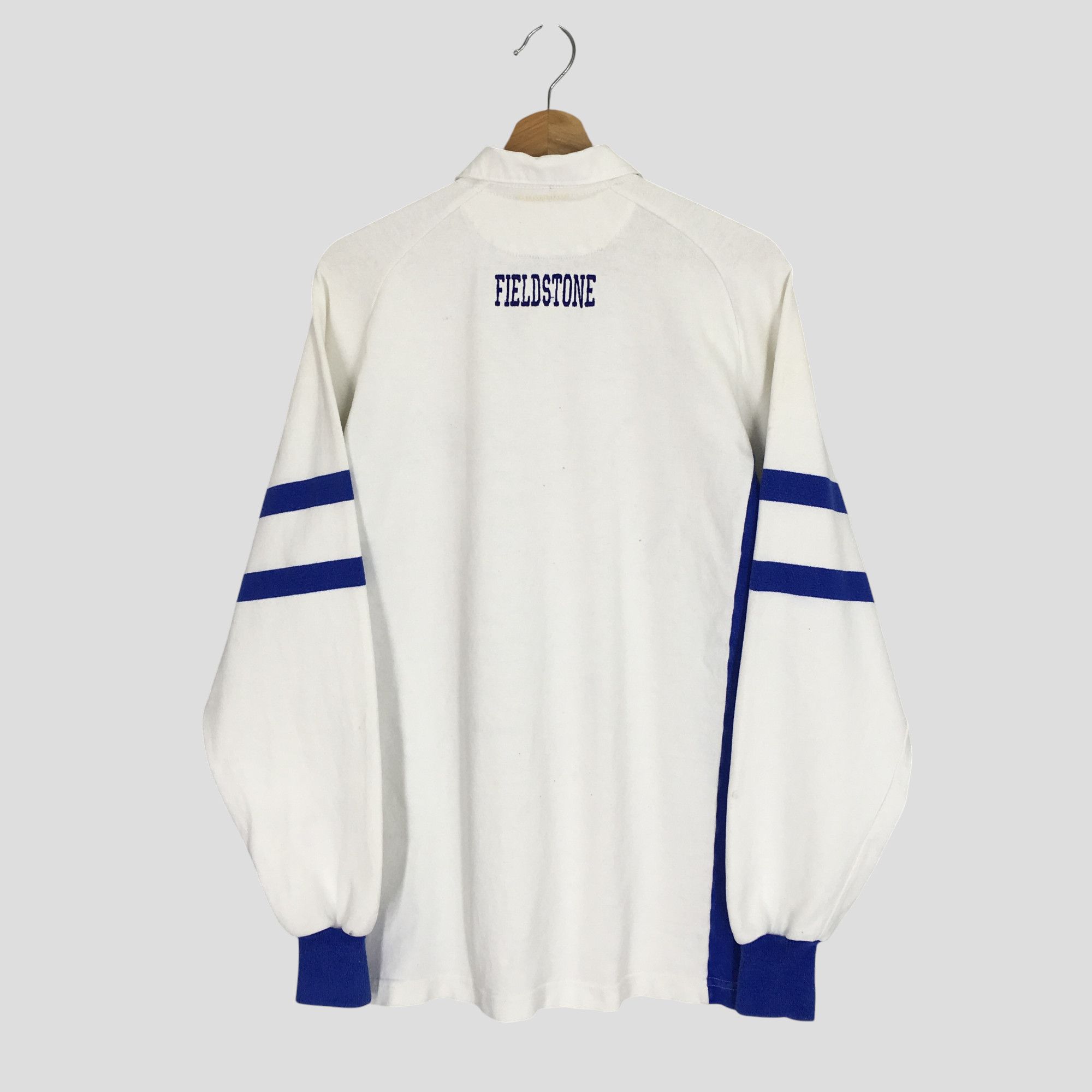 Barbarian Vintage 90's Fieldstone Polo Rugby Shirt Sportswear Size US XL / EU 56 / 4 - 2 Thumbnail
