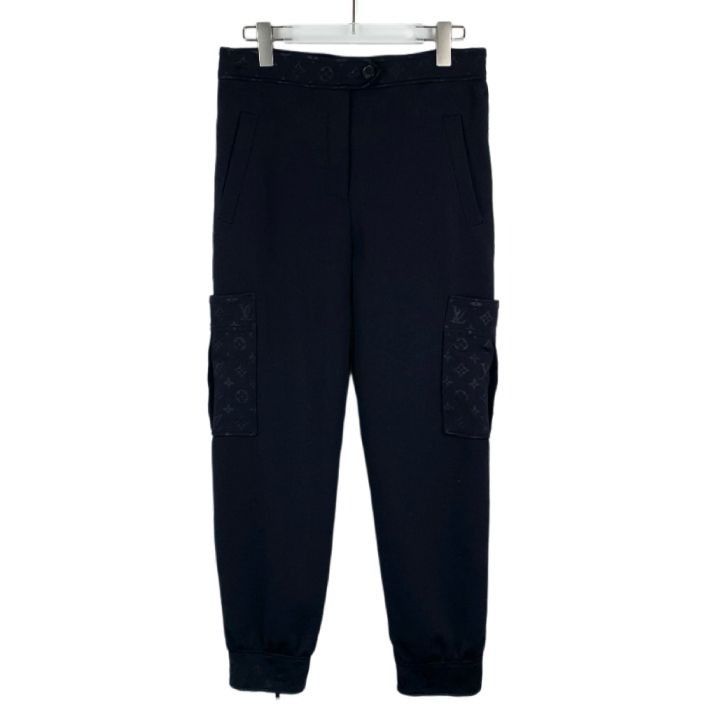 Louis Vuitton Louis Vuitton Black Monogram Cargo Jogger Pants Size 38 Size 38" / US 16 / IT 52 - 1 Thumbnail