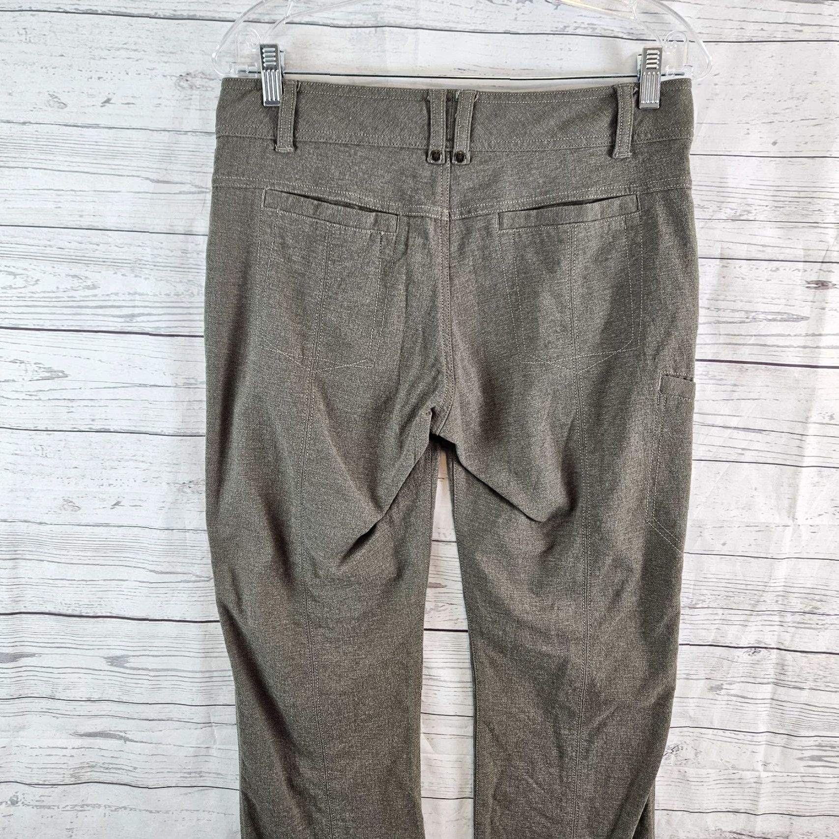 Royal Robbins Royal Robbins Womens Pants Sz 6 Olive Green Mid Rise Nylon Blend Straight Leg Shirt? Size 28" / US 6 / IT 42 - 4 Thumbnail