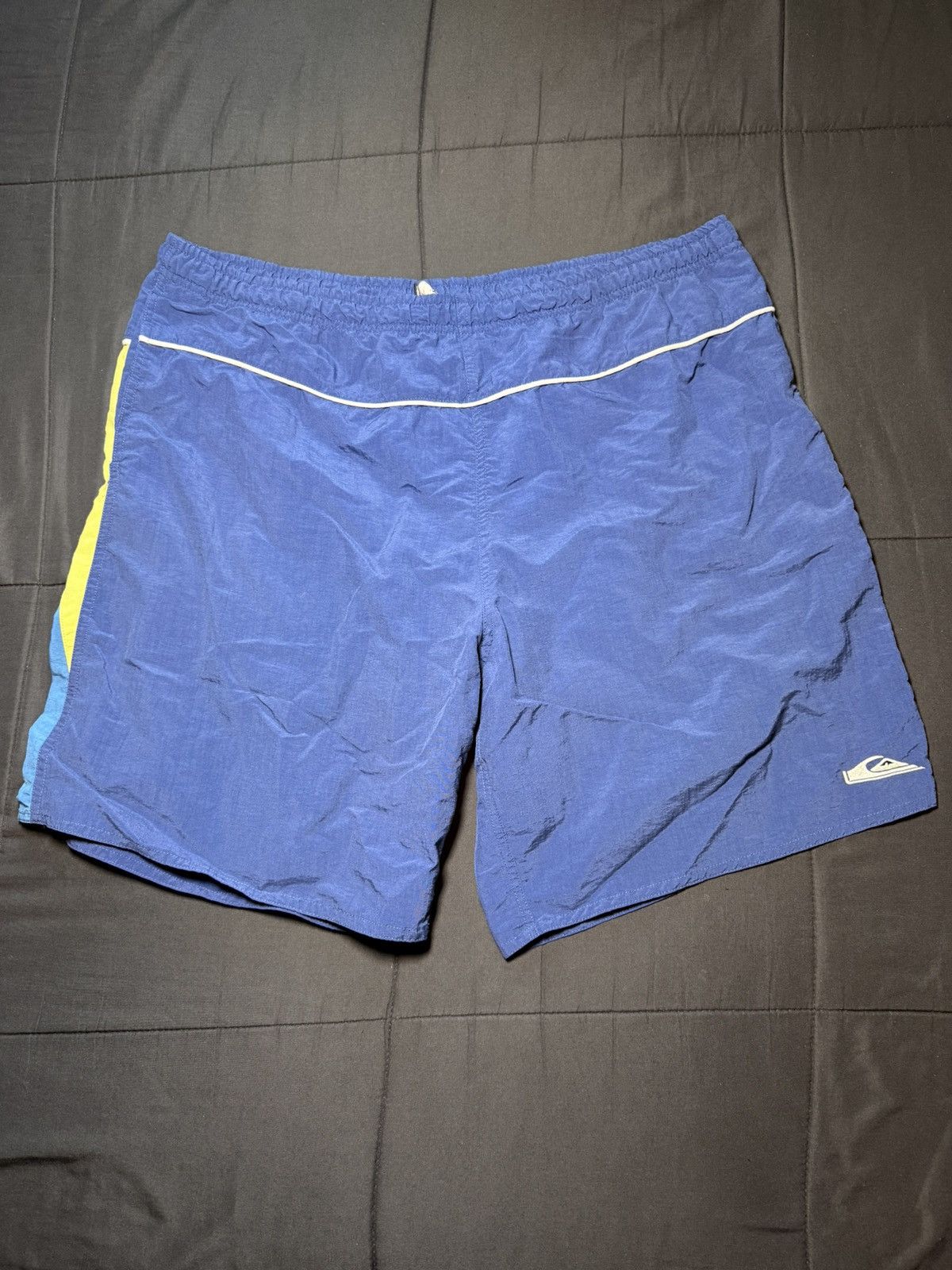 Quiksilver Vintage y2k Quiksilver Baggy Board Surf Shorts Blue Green Size US 36 / EU 52 - 2 Thumbnail
