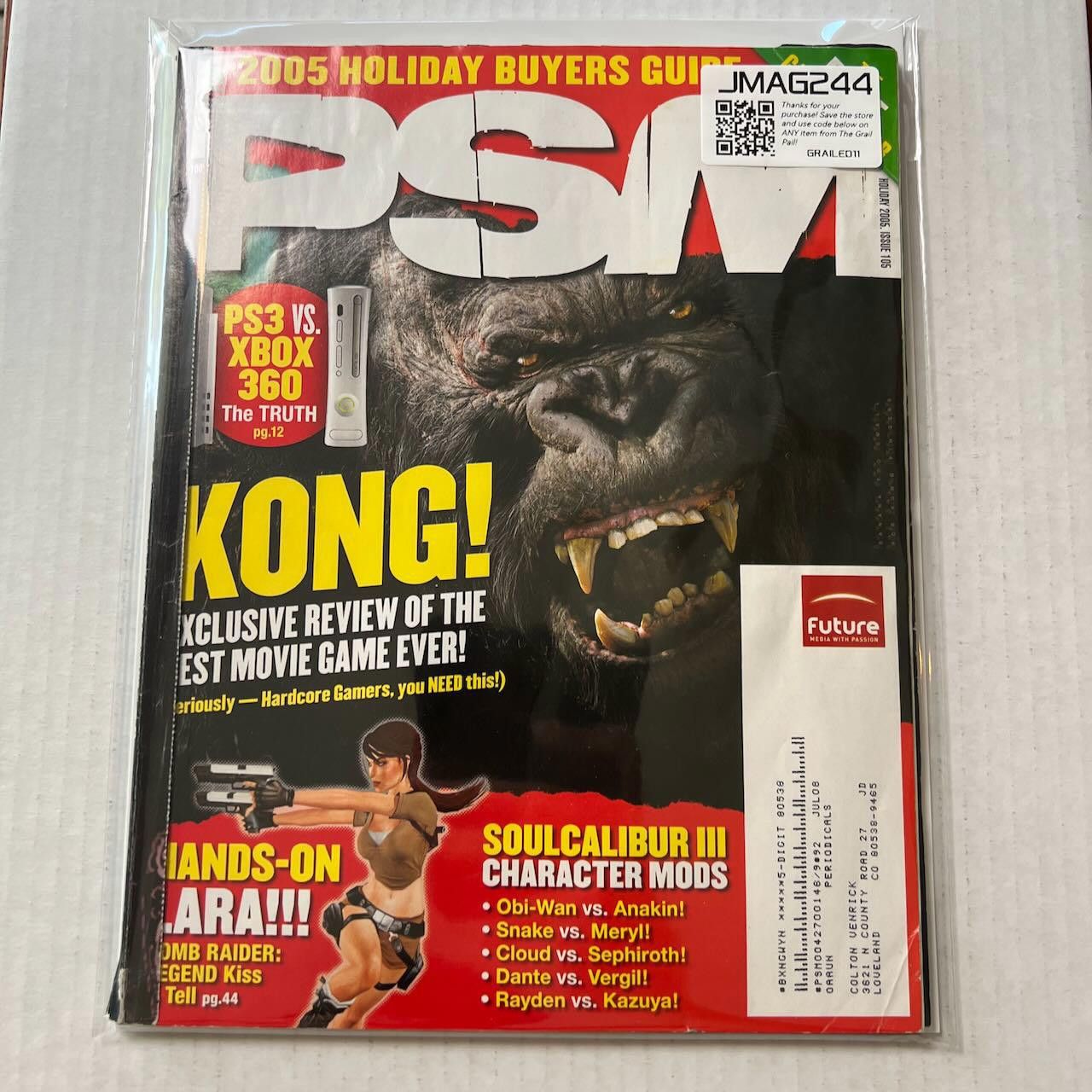 Playstation PSM Magazine #105 Holiday 2005 Retro Gaming Guide w/ Poster! Size ONE SIZE - 11 Thumbnail
