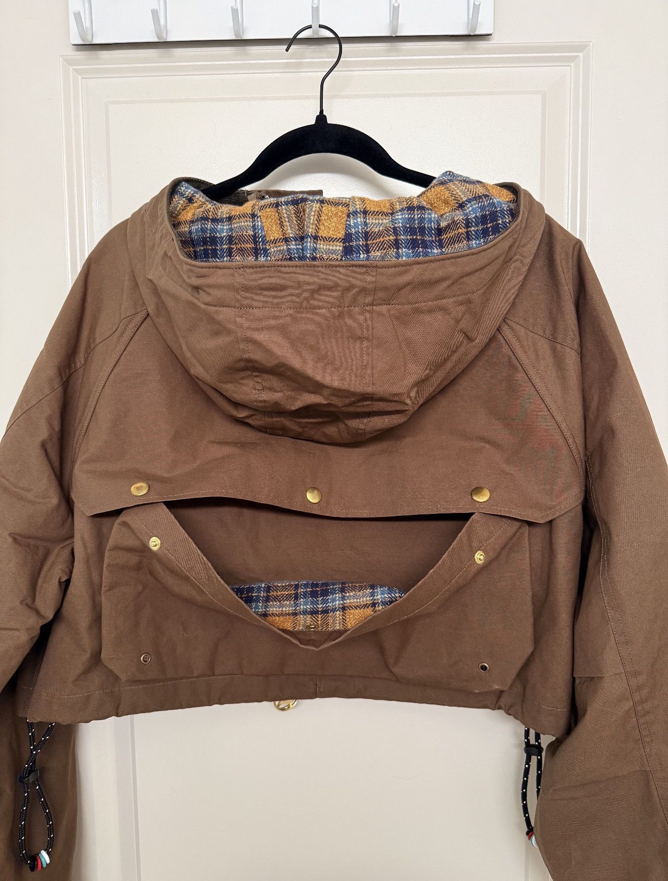 Kapital Kapital Womens ‘Cropped Canvas Bomber’ Jacket Size M / US 6-8 / IT 42-44 - 4 Thumbnail