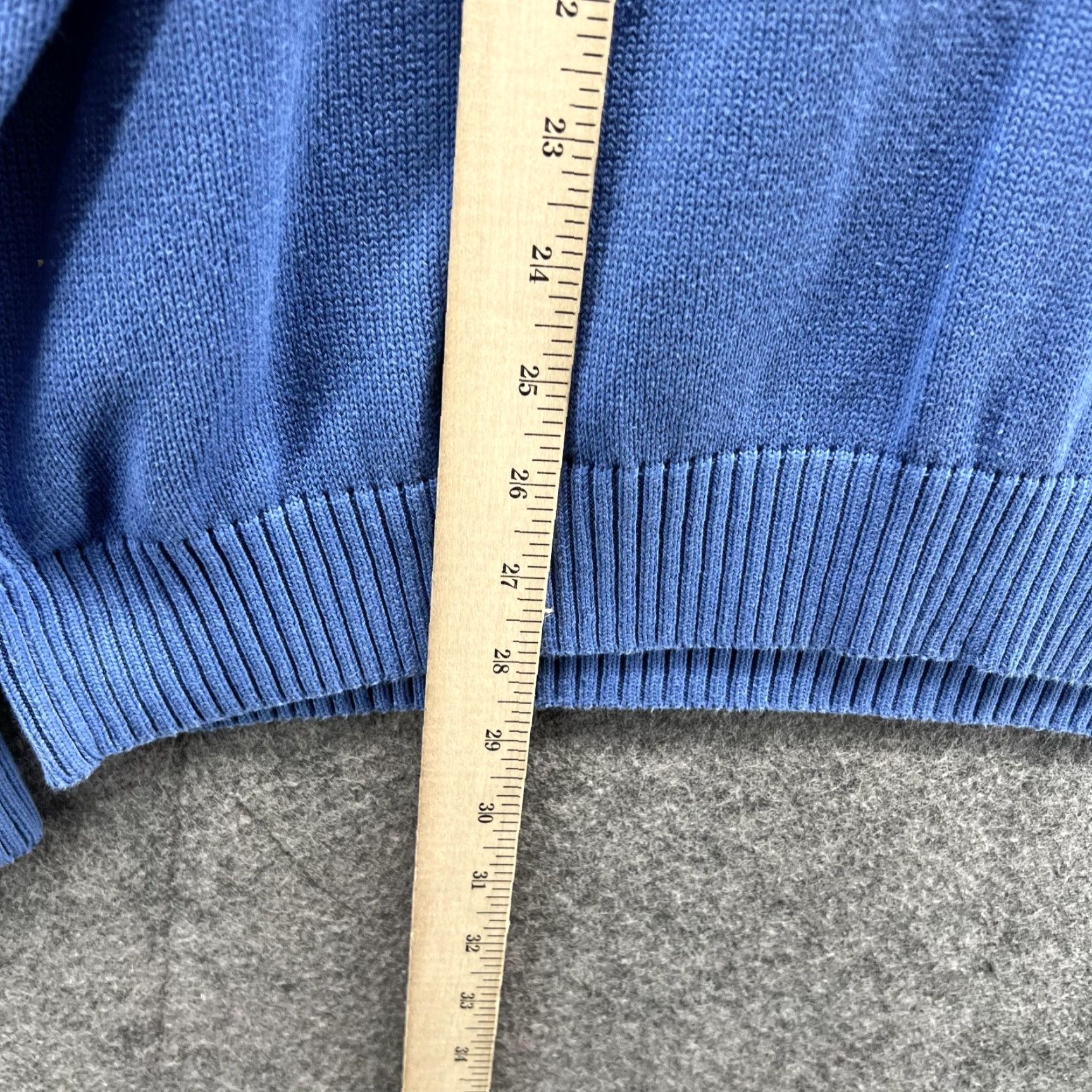 Brooks Brothers VINTAGE Brooks Brothers Sweater Men Large Blue Pullover Fleece Cotton Jacket Size US L / EU 52-54 / 3 - 6 Thumbnail
