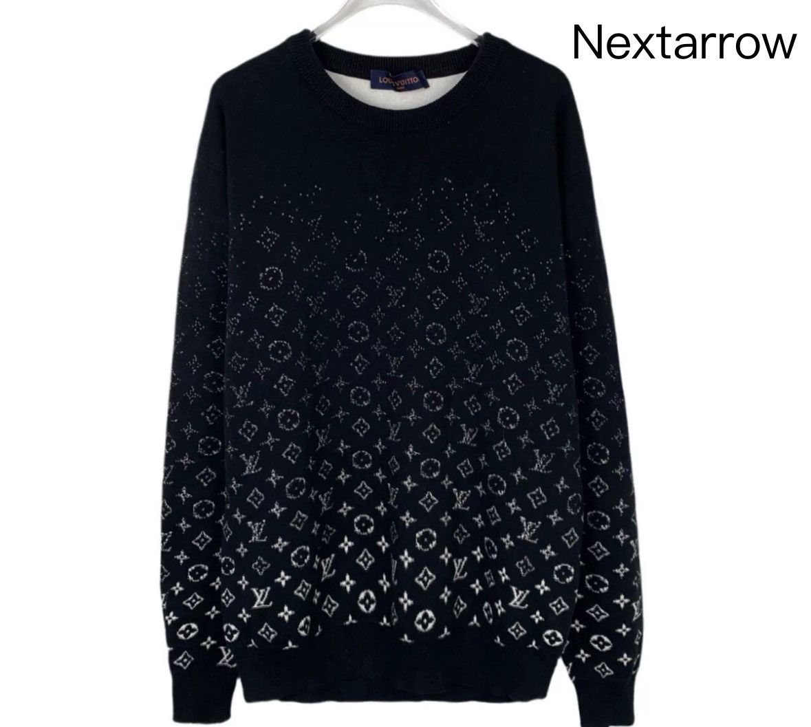 Louis Vuitton Louis Vuitton Lv black cotton long sleeved knitted sweater Size US L / EU 52-54 / 3 - 1 Thumbnail