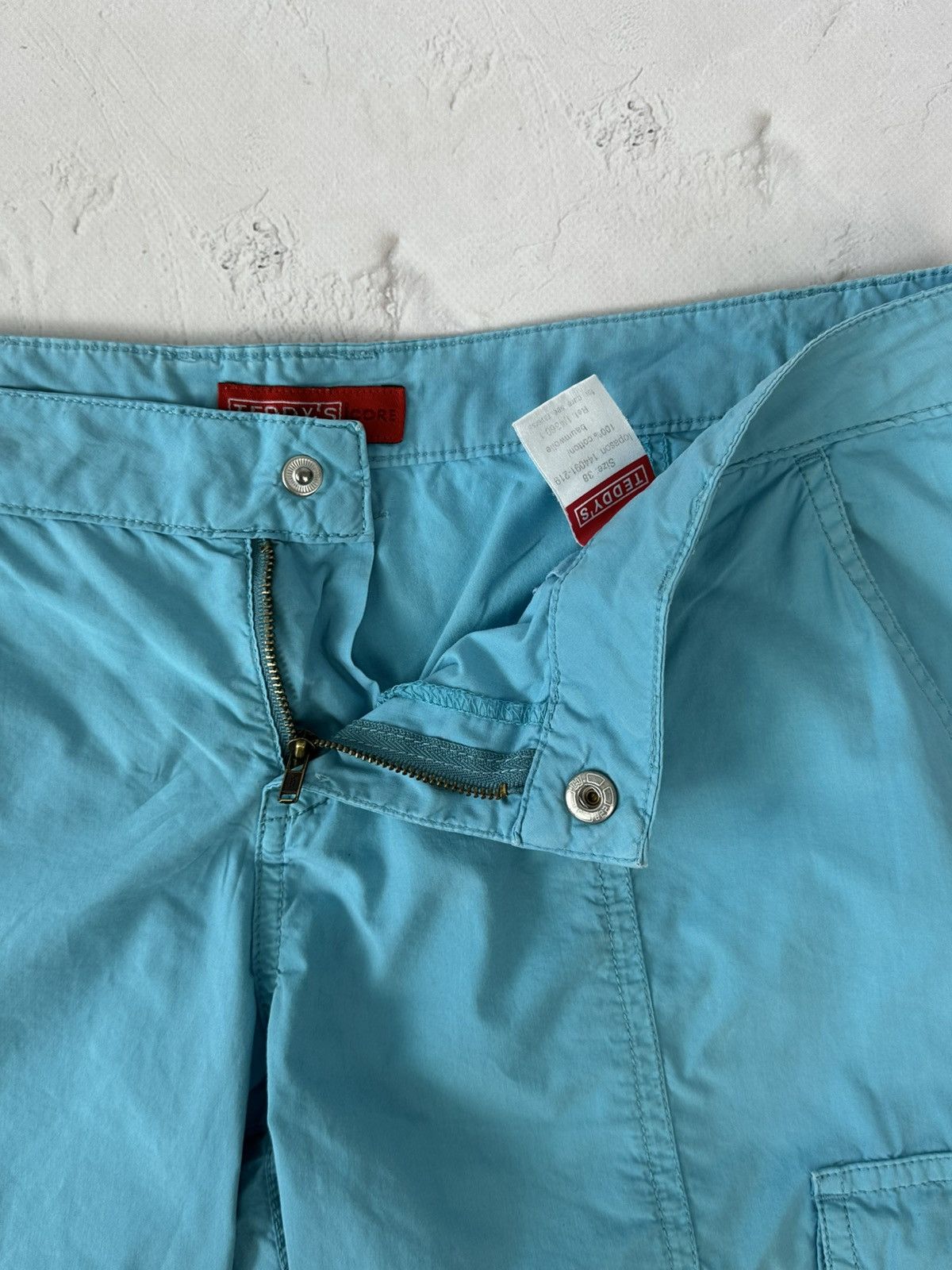 Beauty Beast × If Six Was Nine × Vintage Vintage Bondage Cargo Blue Breeches Size 26" / US 2 / IT 38 - 7 Thumbnail