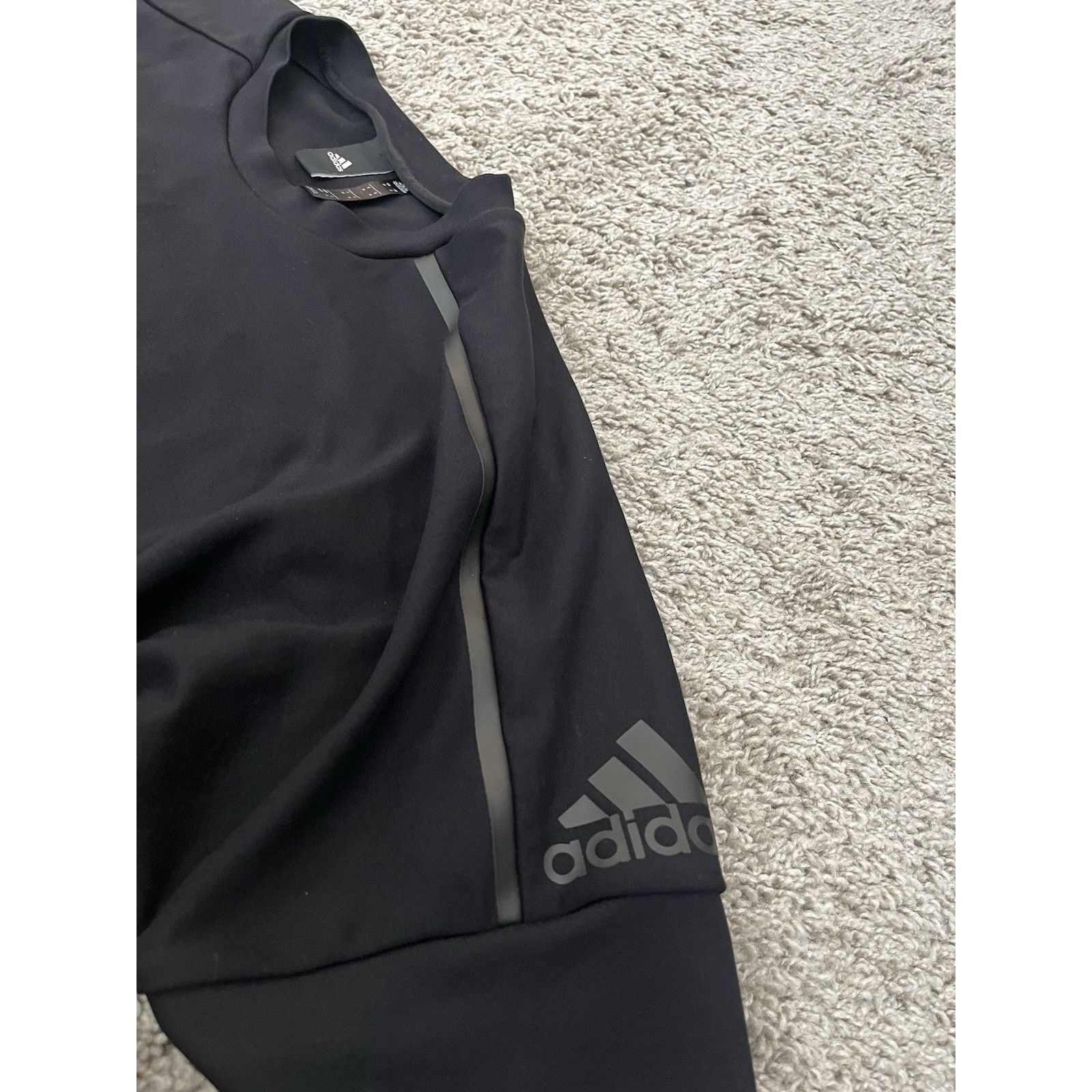 Adidas Adidas M Black Athletic Training Cycling Rear Zip Pocket Size US M / EU 48-50 / 2 - 8 Thumbnail