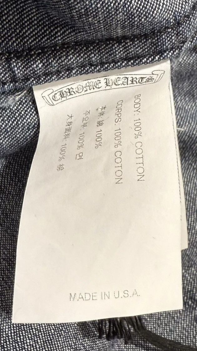 Chrome Hearts Chrome Hearts M Work Dog Blue Denim Shirt Jacket Size US M / EU 48-50 / 2 - 6 Thumbnail
