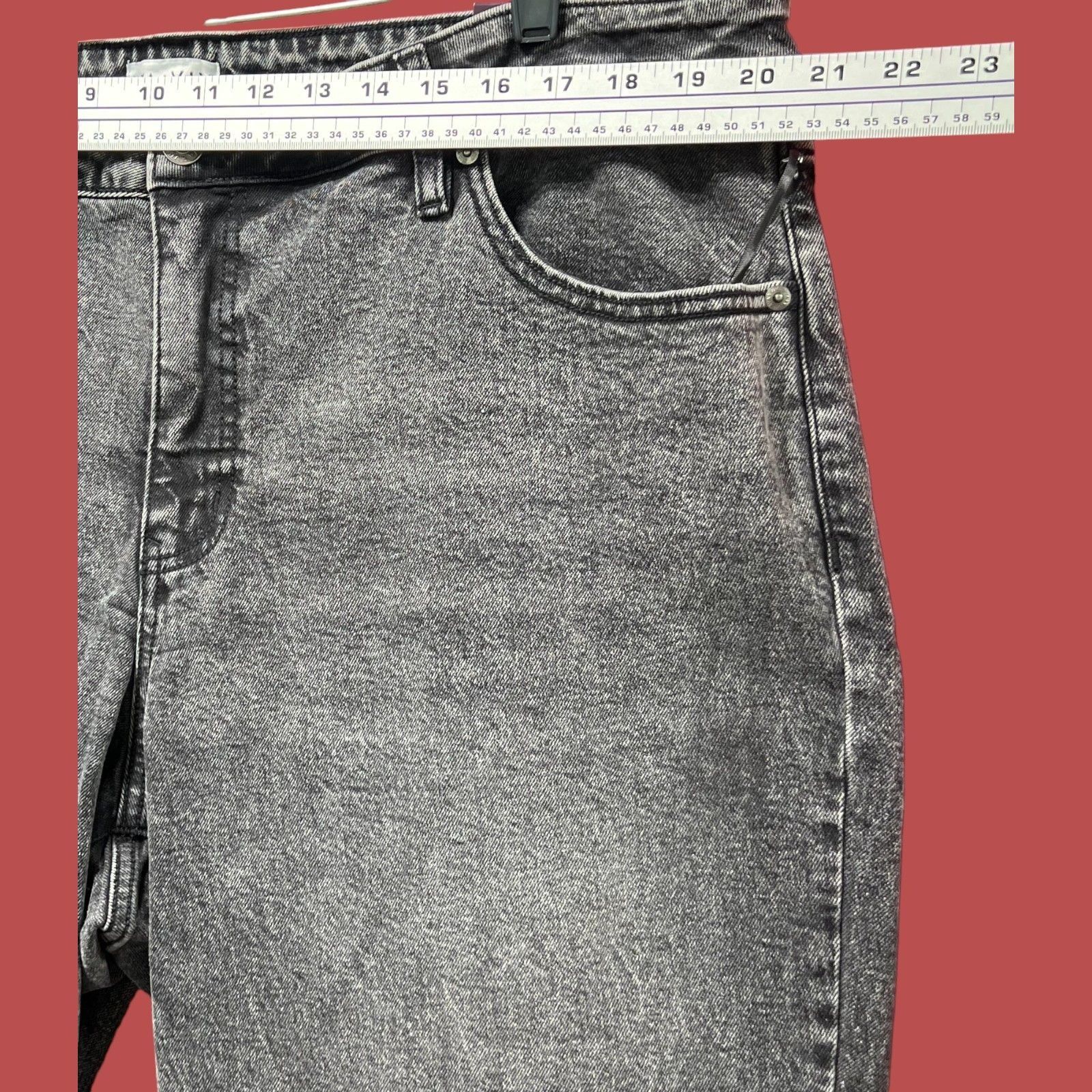 Other Ava & Viv - Women's High-Rise Straight Pants - Stretch - Bla Size 42" / US 20 - 3 Thumbnail
