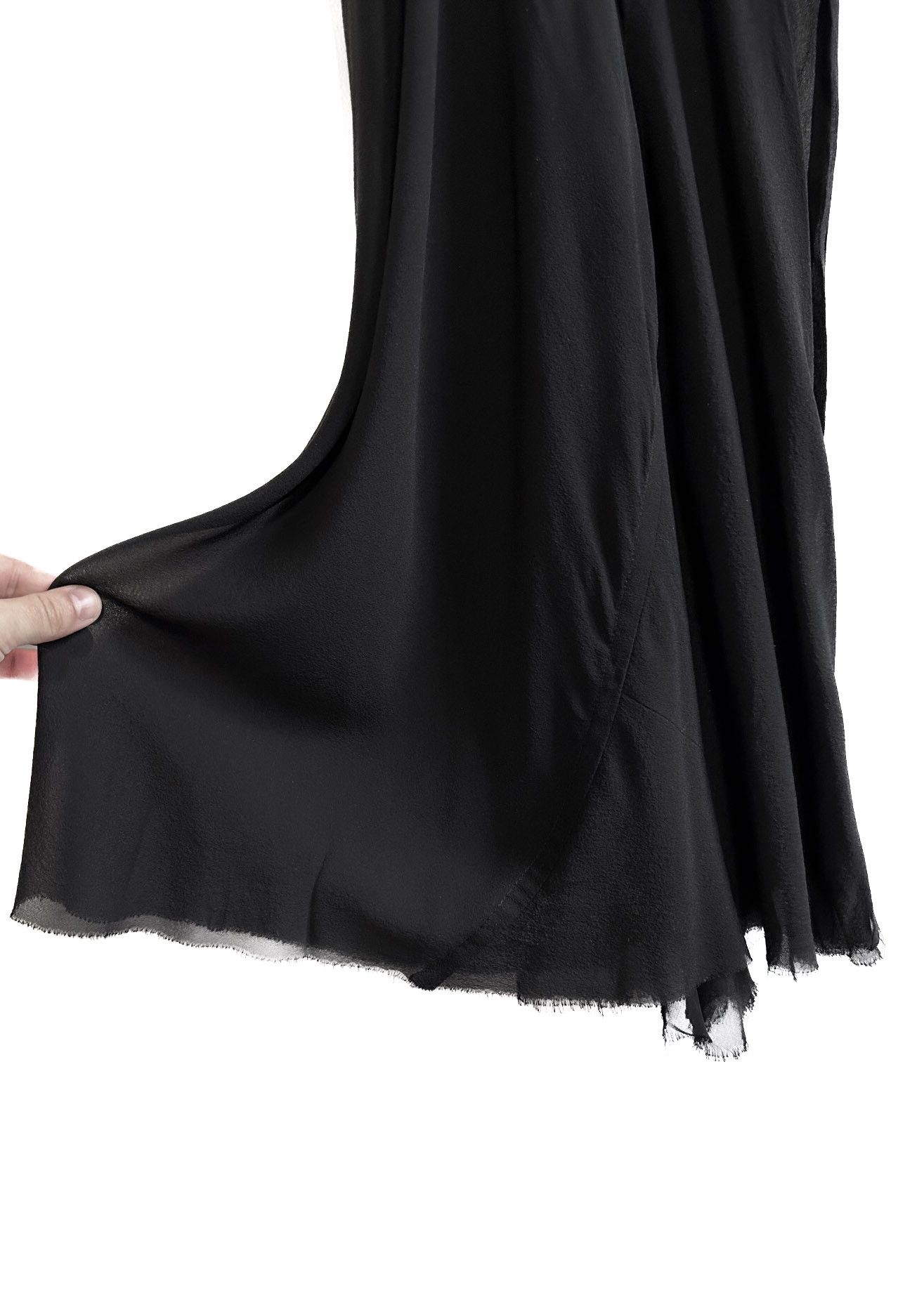 Rick Owens Rick Owens 2009 Crust Black Silk Dress Size S / US 4 / IT 40 - 8 Thumbnail