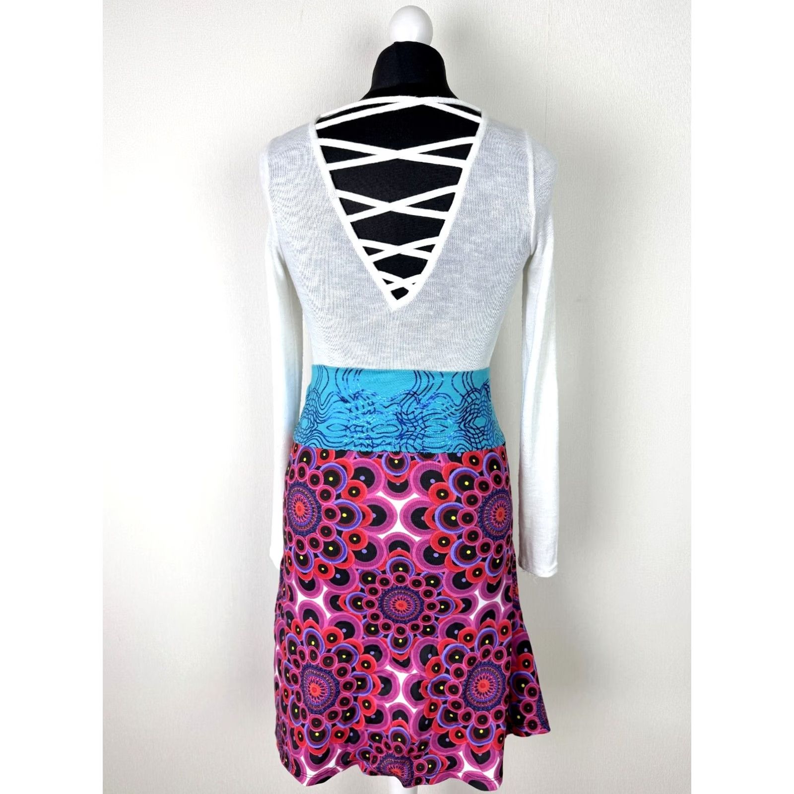 Desigual Desigual Skirt Teens 13/14 Knee Length A-Line Multicoloured Girls Women’s? Size 34" / US 12 / IT 48 - 4 Thumbnail