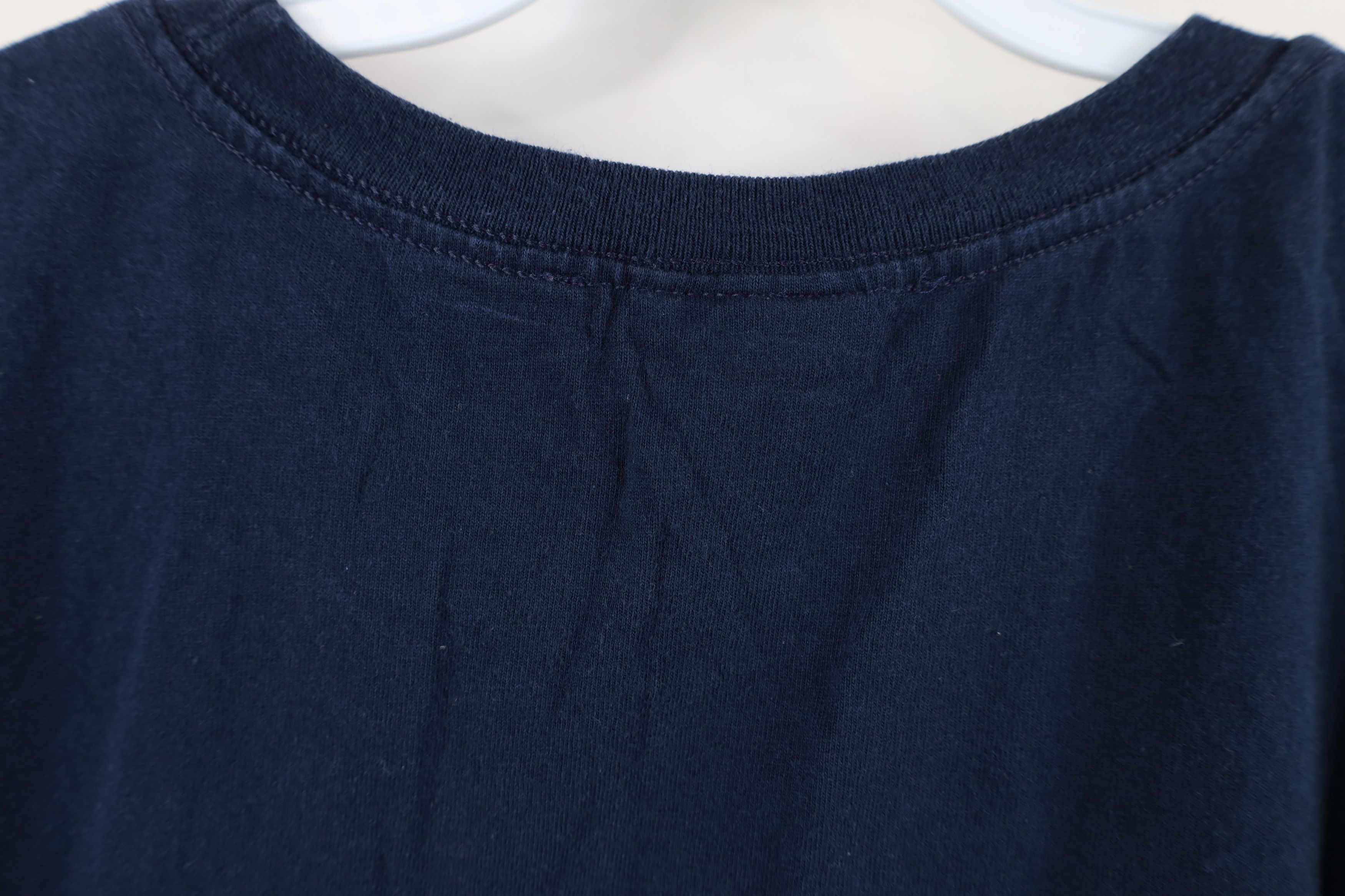 Reebok × Vintage Vintage 90s Reebok Spell Sports Short Sleeve T-Shirt Blue Size L / US 10 / IT 46 - 11 Thumbnail