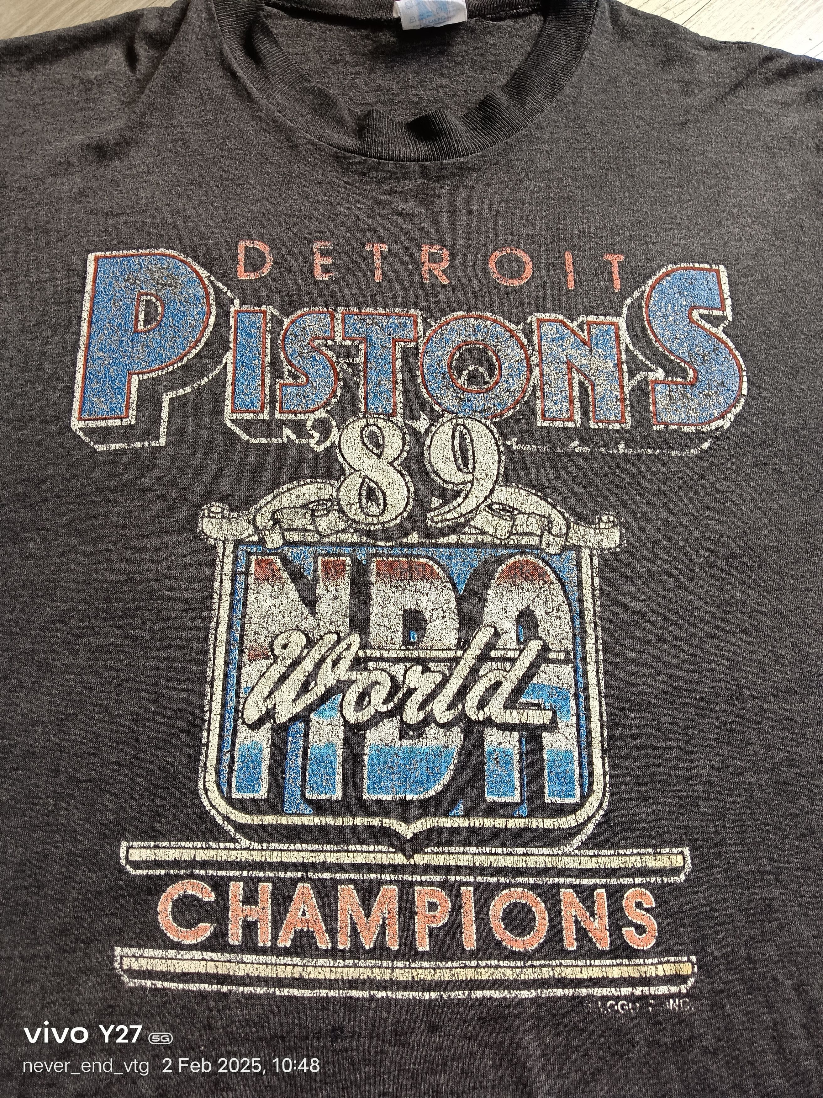 Logo 7 × NBA × Vintage VINTAGE NBA DETROIT PISTON PAPER THIN Size US XL / EU 56 / 4 - 2 Thumbnail