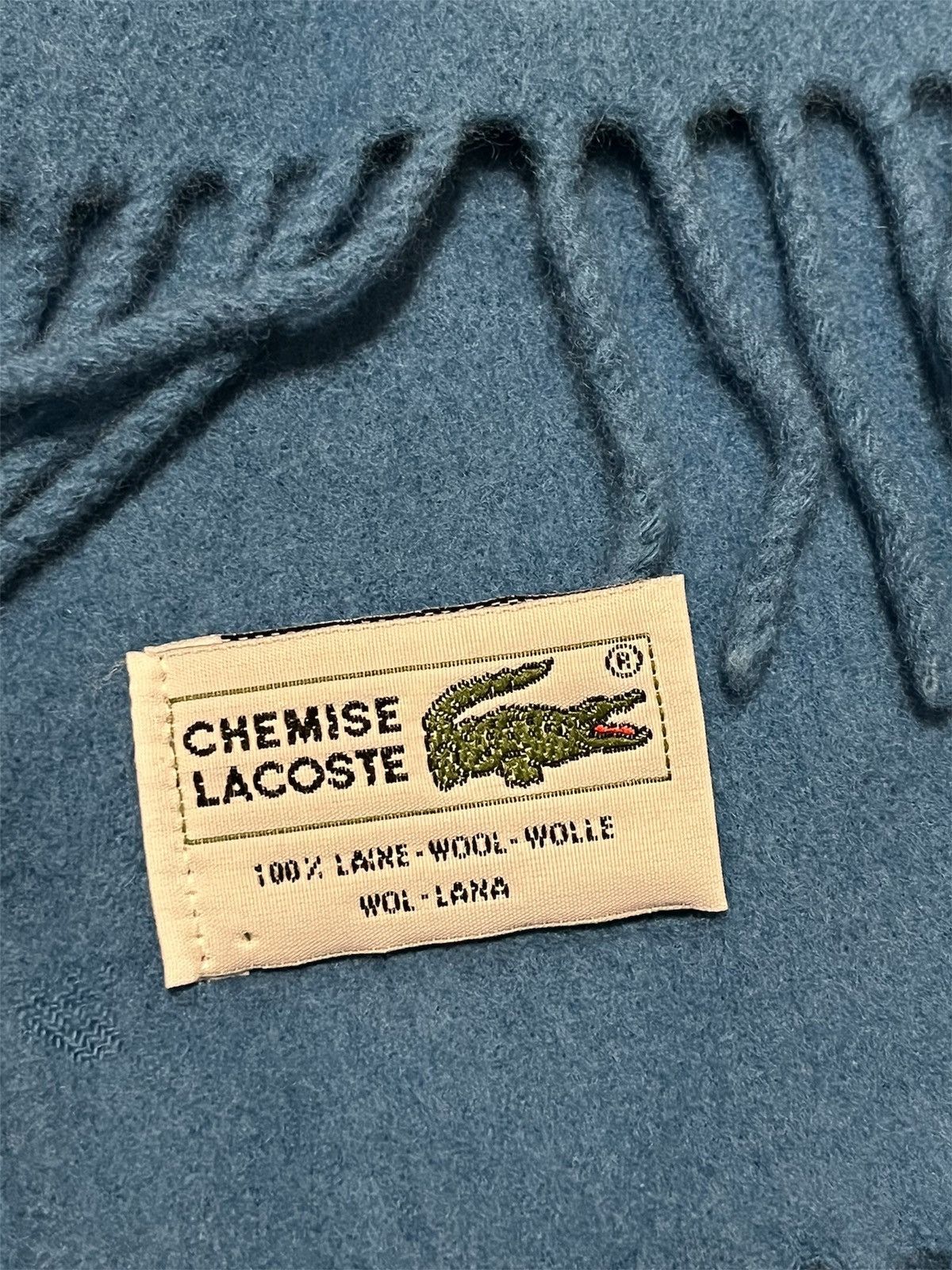 Lacoste Lacoste chemise wool scarf Size ONE SIZE - 5 Thumbnail