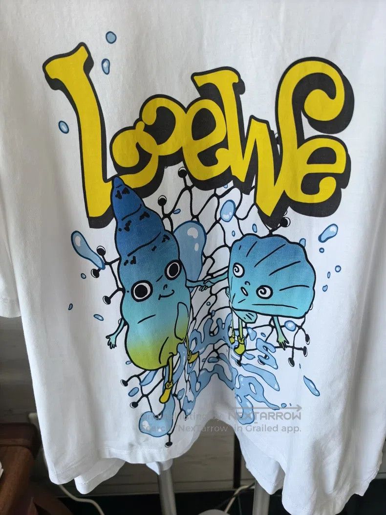 Loewe Loewe White cartoon seashell print short sleeve Size S / US 4 / IT 40 - 6 Thumbnail