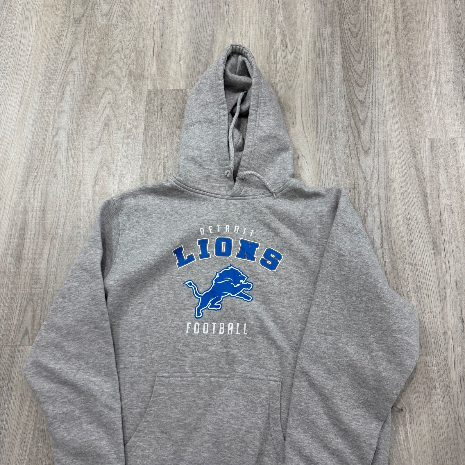 Starter Detroit Lions Hoodie Men's Extra Large Gray Blue Sweatshirt Size US XL / EU 56 / 4 - 2 Thumbnail