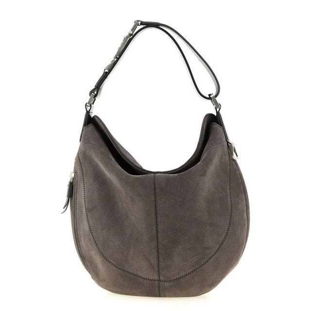 Lemaire Lemaire Quiver Clip Gray Suede Shoulder Bag New & Authentic Size ONE SIZE - 1 Thumbnail