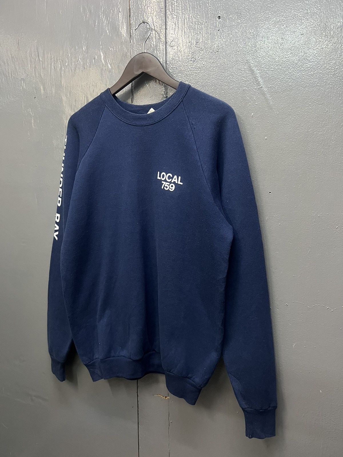 Vintage Vintage Local 759 Thunder Bay Iron Workers Sweatshirt Size US XL / EU 56 / 4 - 6 Thumbnail