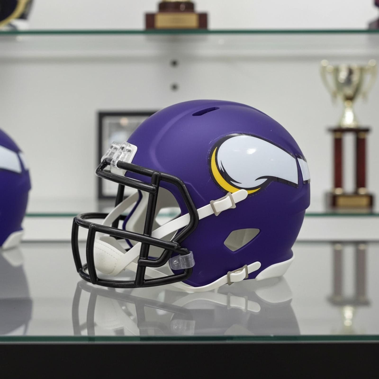 Other Justin Jefferson Minnesota Vikings signed mini helmet COA Size ONE SIZE - 2 Thumbnail