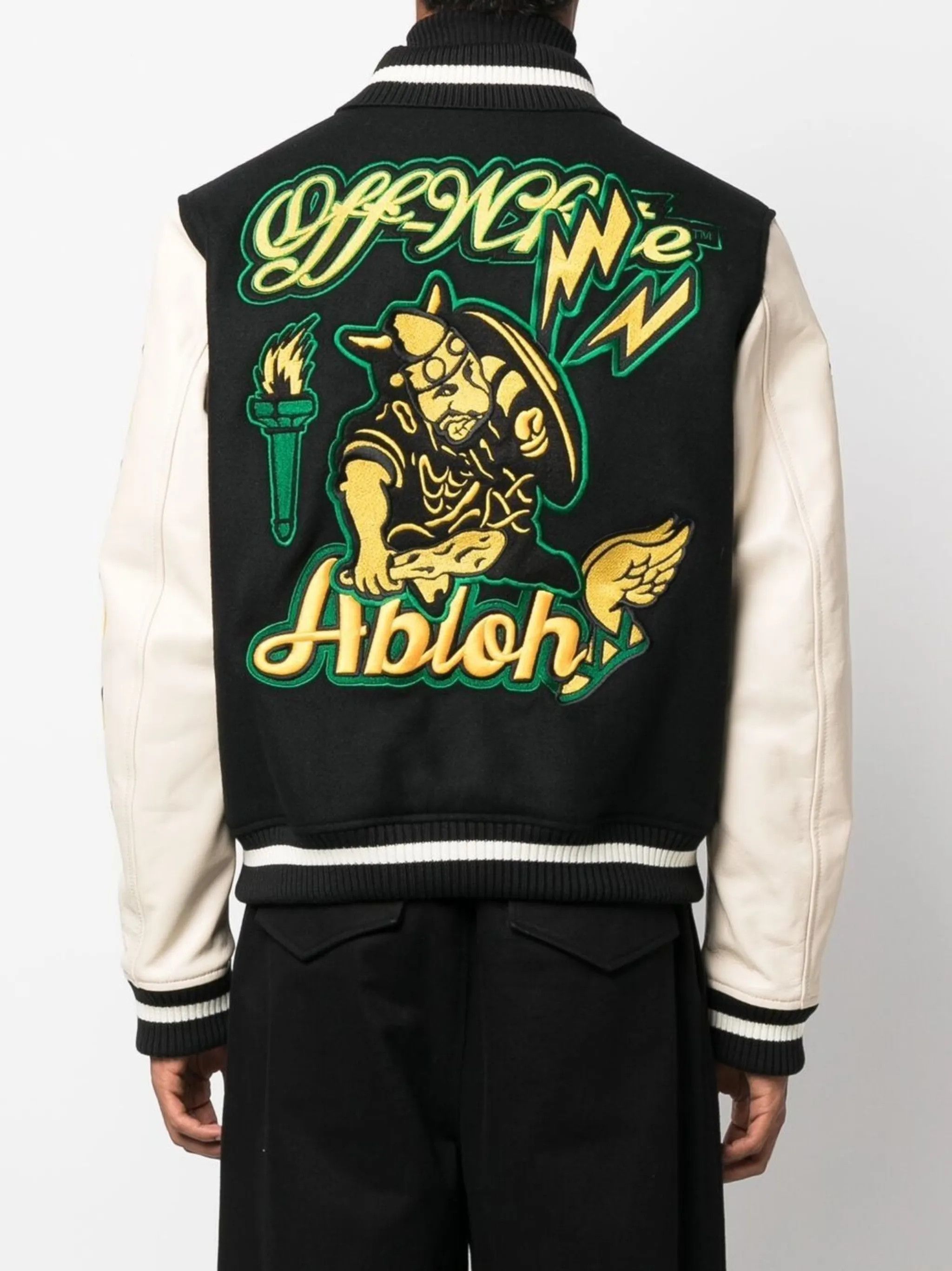 Off-White o1y0225 Logo Jacket in Multicolor Size US S / EU 44-46 / 1 - 4 Thumbnail