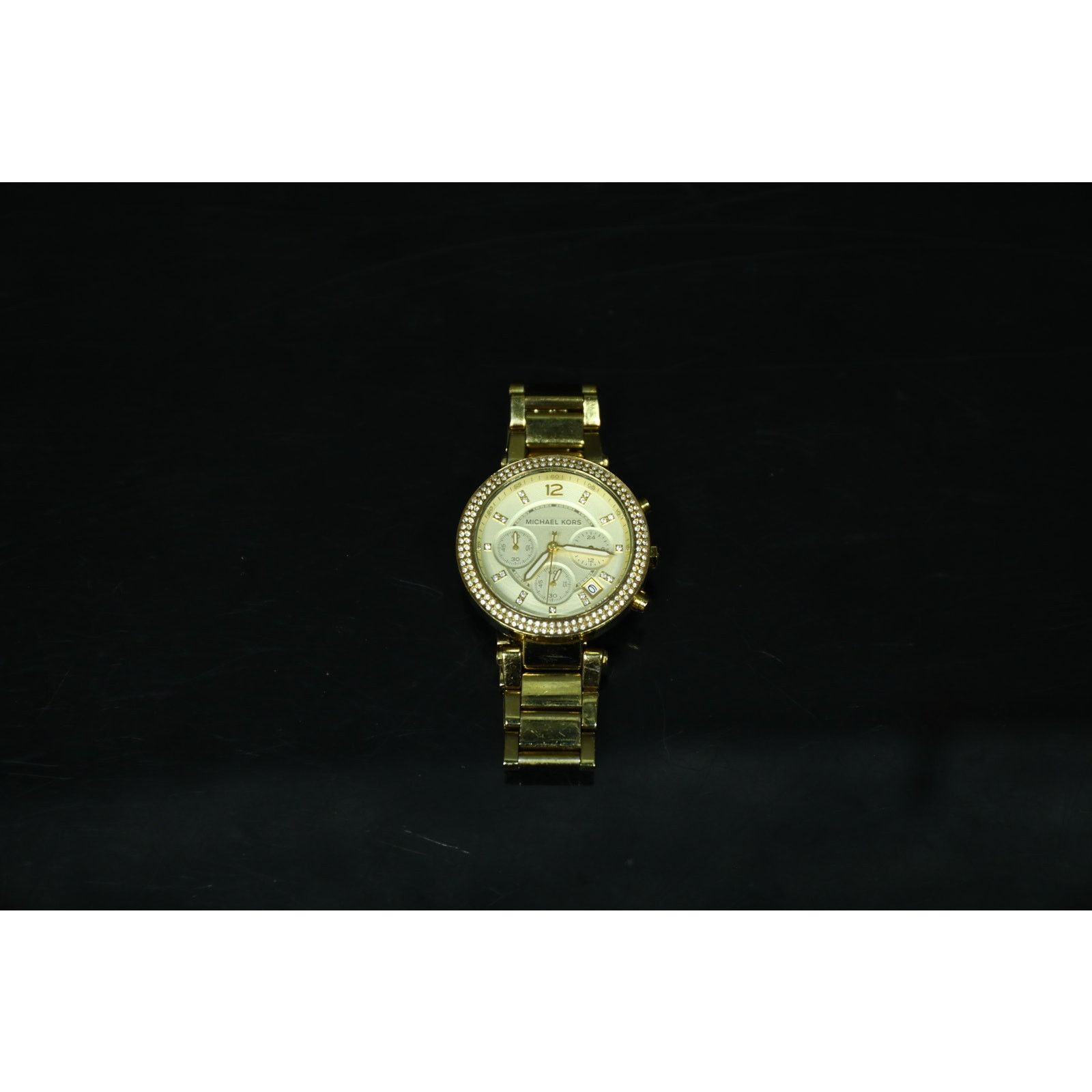 Michael Kors Parker Chronograph Gold Stainless Steel Watch