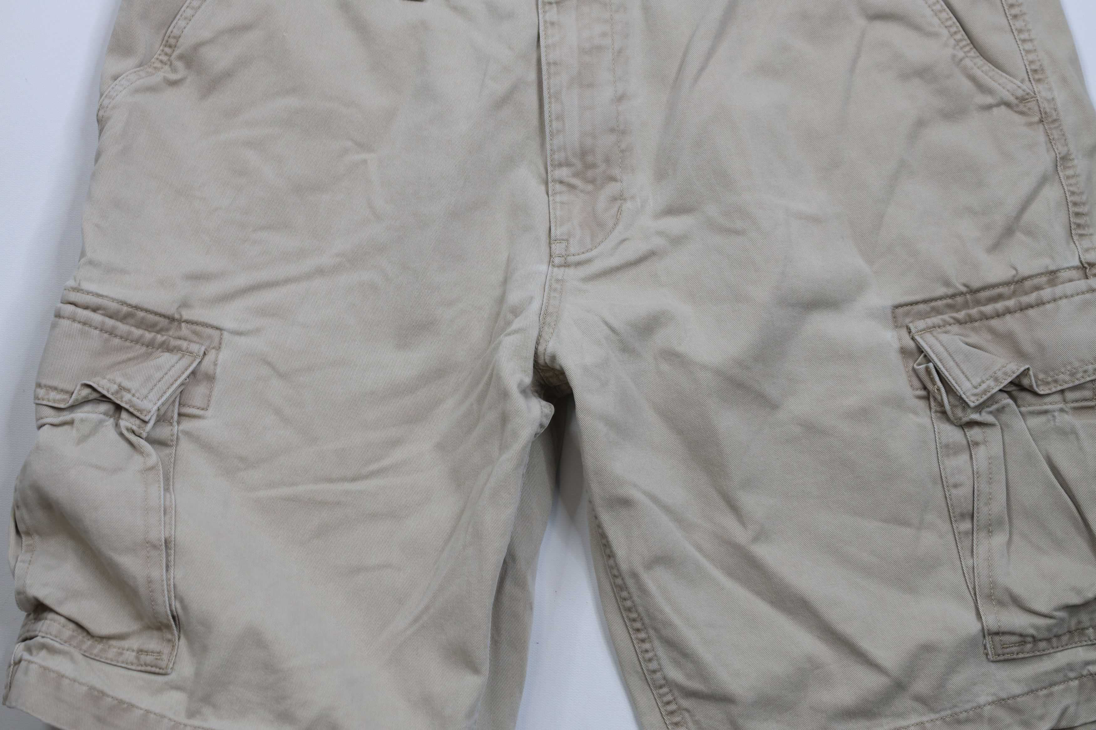 Eddie Bauer × Vintage Vintage Eddie Bauer Heavyweight Cotton Cargo Shorts Beige Size US 40 / EU 56 - 3 Thumbnail
