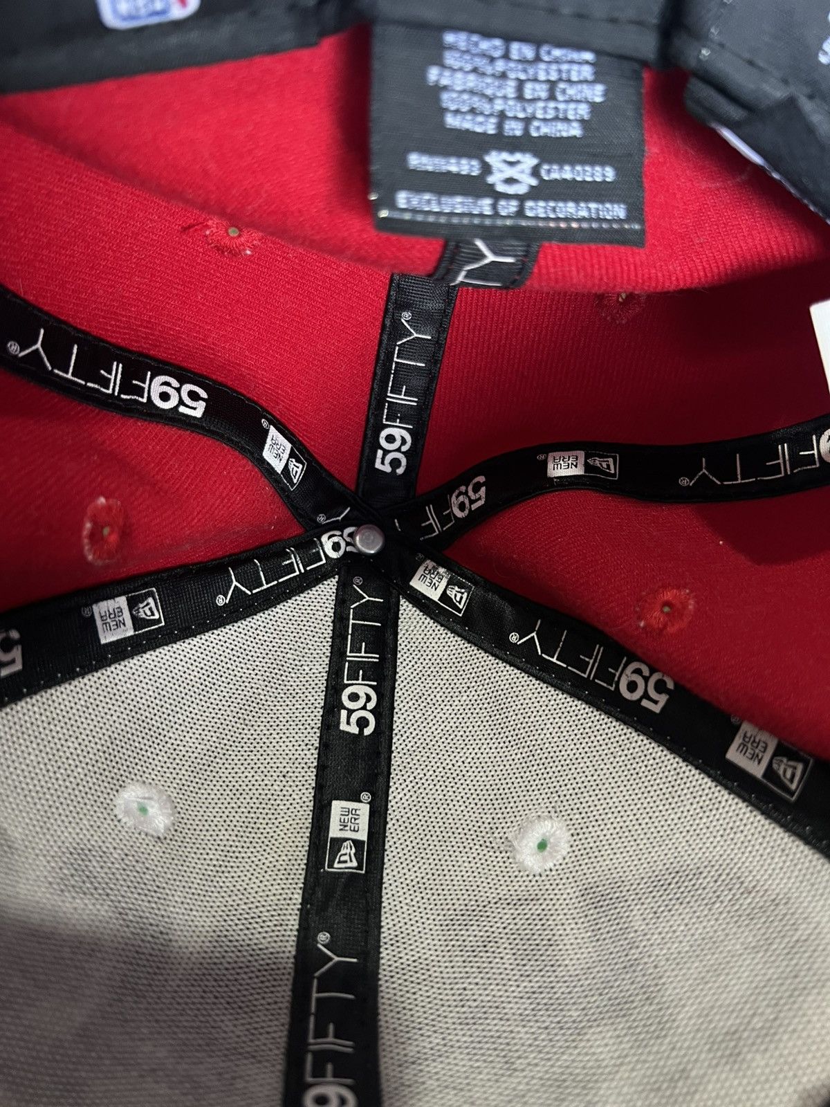 NBA New Era 59FIFTY Chicago Bulls Fitted Hat Size ONE SIZE - 8 Thumbnail