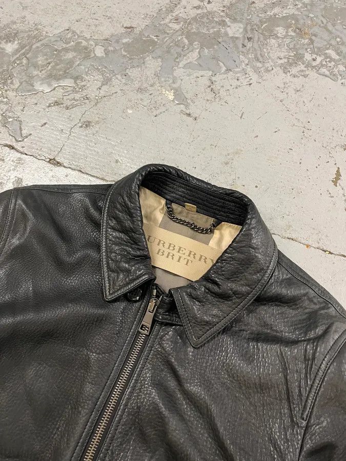 Burberry Burberry Black Cargo Pocket Black Premium Leather Jacket Size US M / EU 48-50 / 2 - 5 Thumbnail
