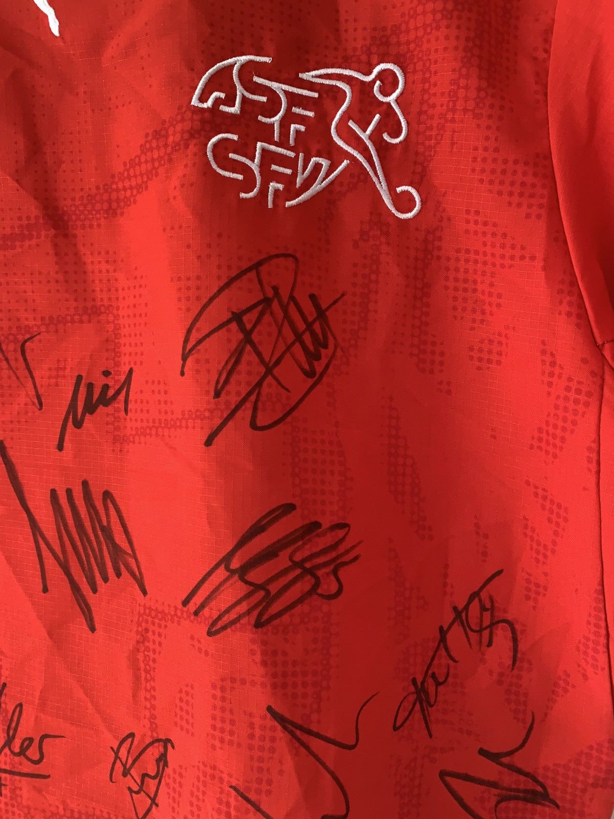 Puma 🔥PUMA SWITZERLAND 2006 2007 SIGNED PLAYERS TRIKOT JERSEY SWI Size US M / EU 48-50 / 2 - 14 Thumbnail