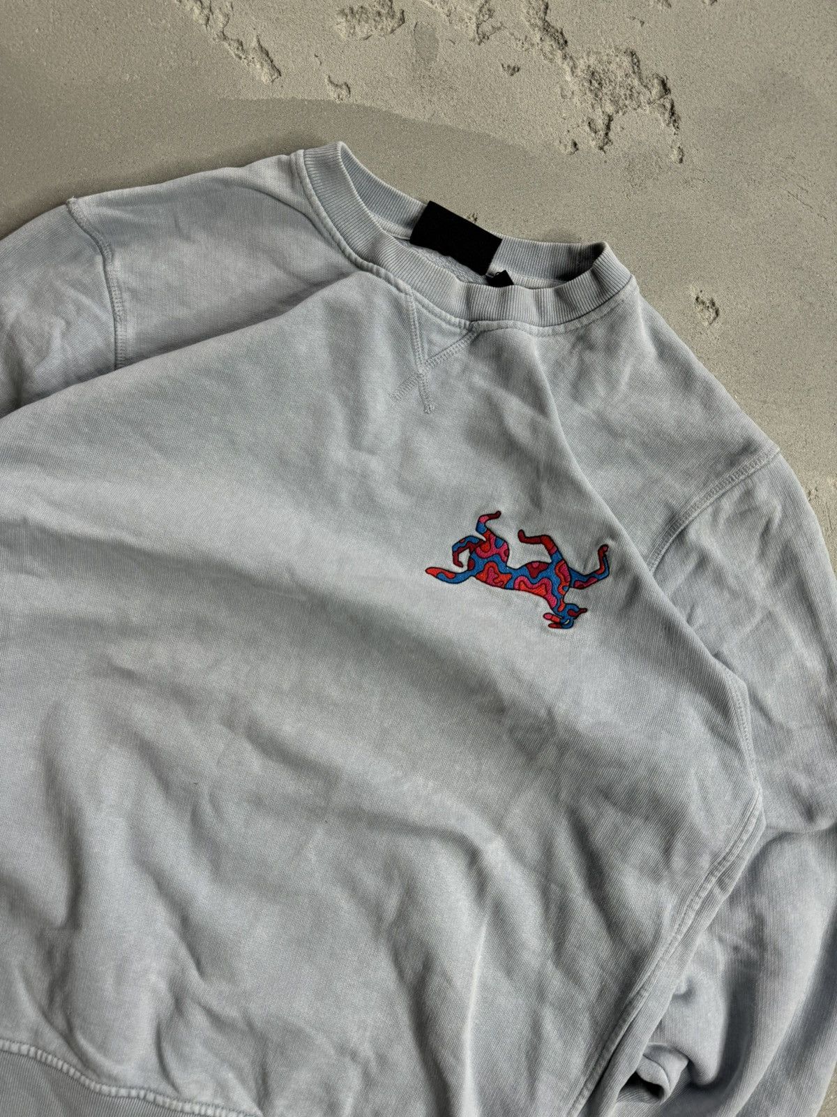 Parra Parra Patch Sweater Gray Crewneck Size US M / EU 48-50 / 2 - 5 Thumbnail