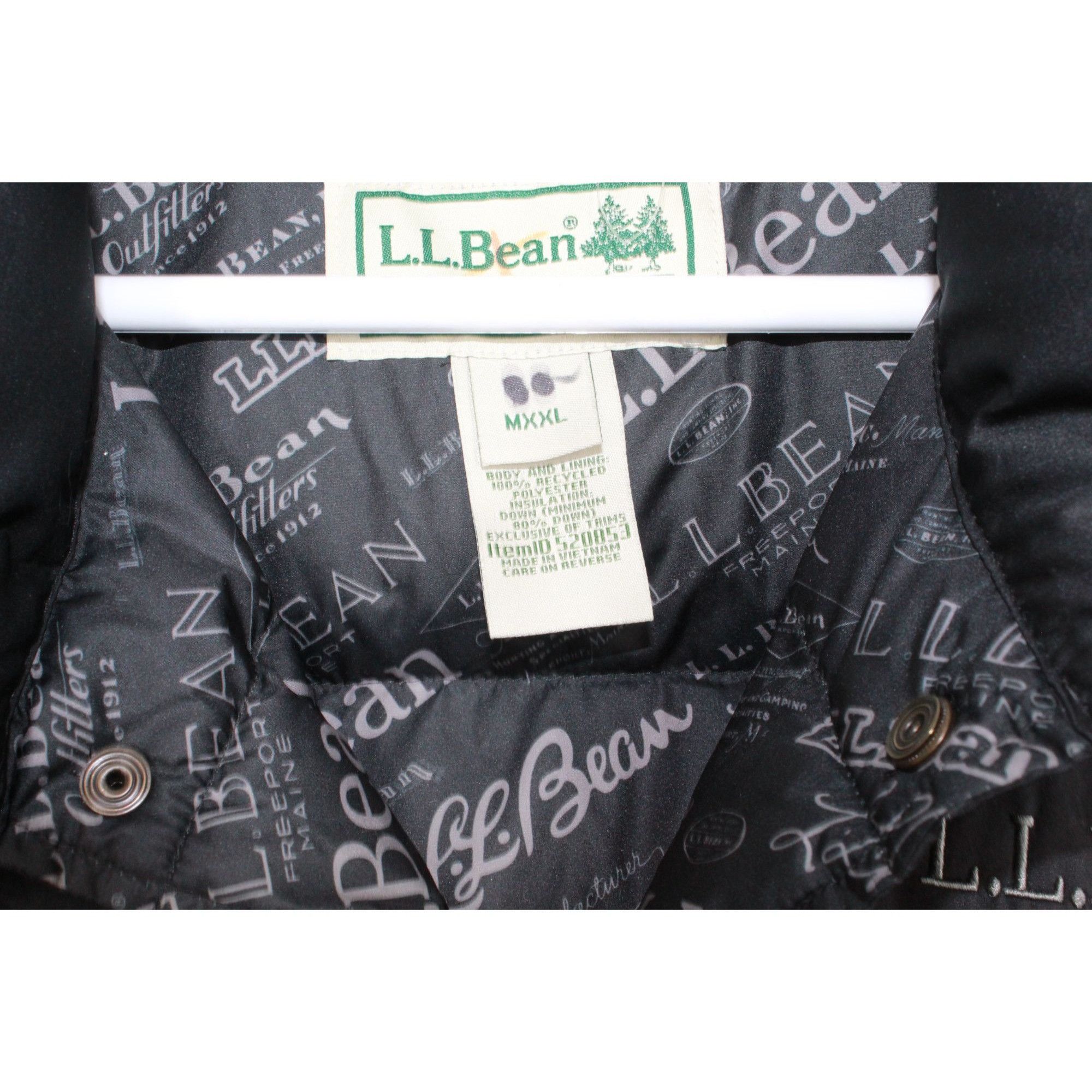 L.L. Bean LL Bean Trail Model Down Jacket Black Men's XXL Size US XXL / EU 58 / 5 - 10 Thumbnail