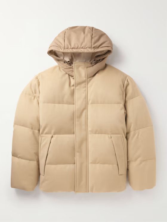 Loro Piana o1w1db10724 Snow Wander Bomber Jacket in Beige Size US XL / EU 56 / 4 - 1 Thumbnail