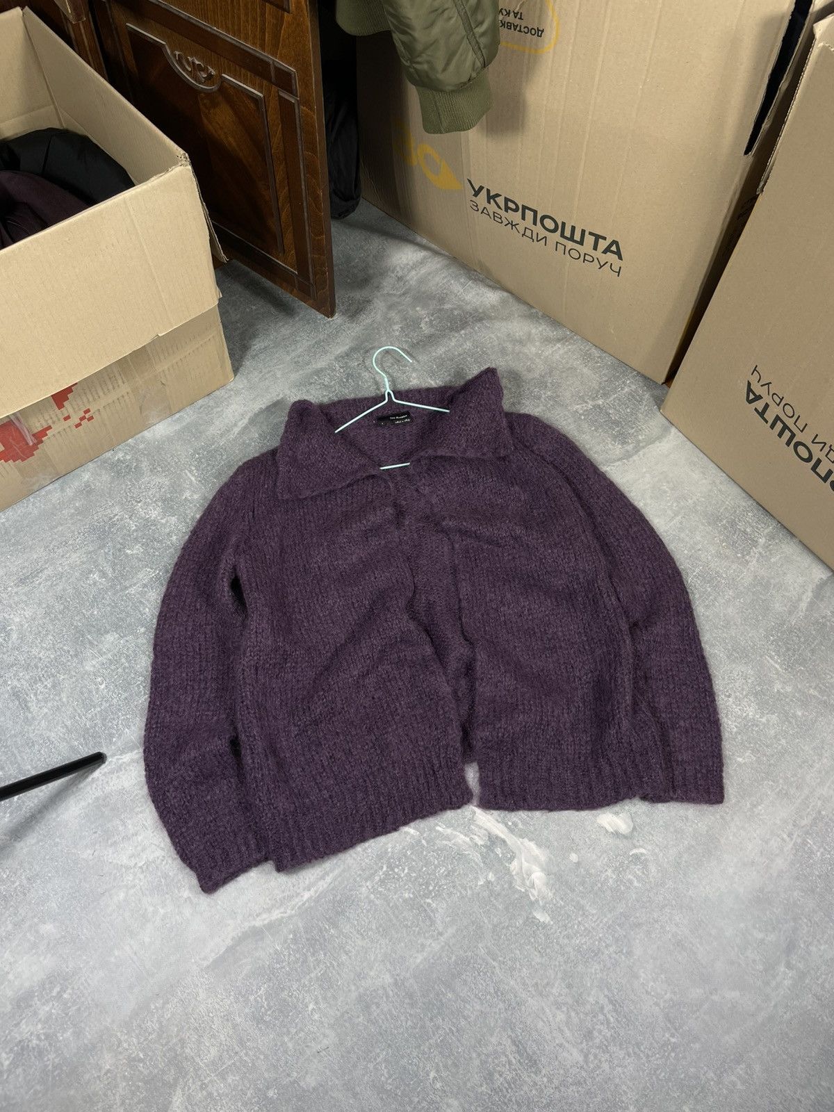 The Kooples The Kooples Show Paris Punk PurpleY2K Furla cardigan sweater Size ONE SIZE - 2 Thumbnail