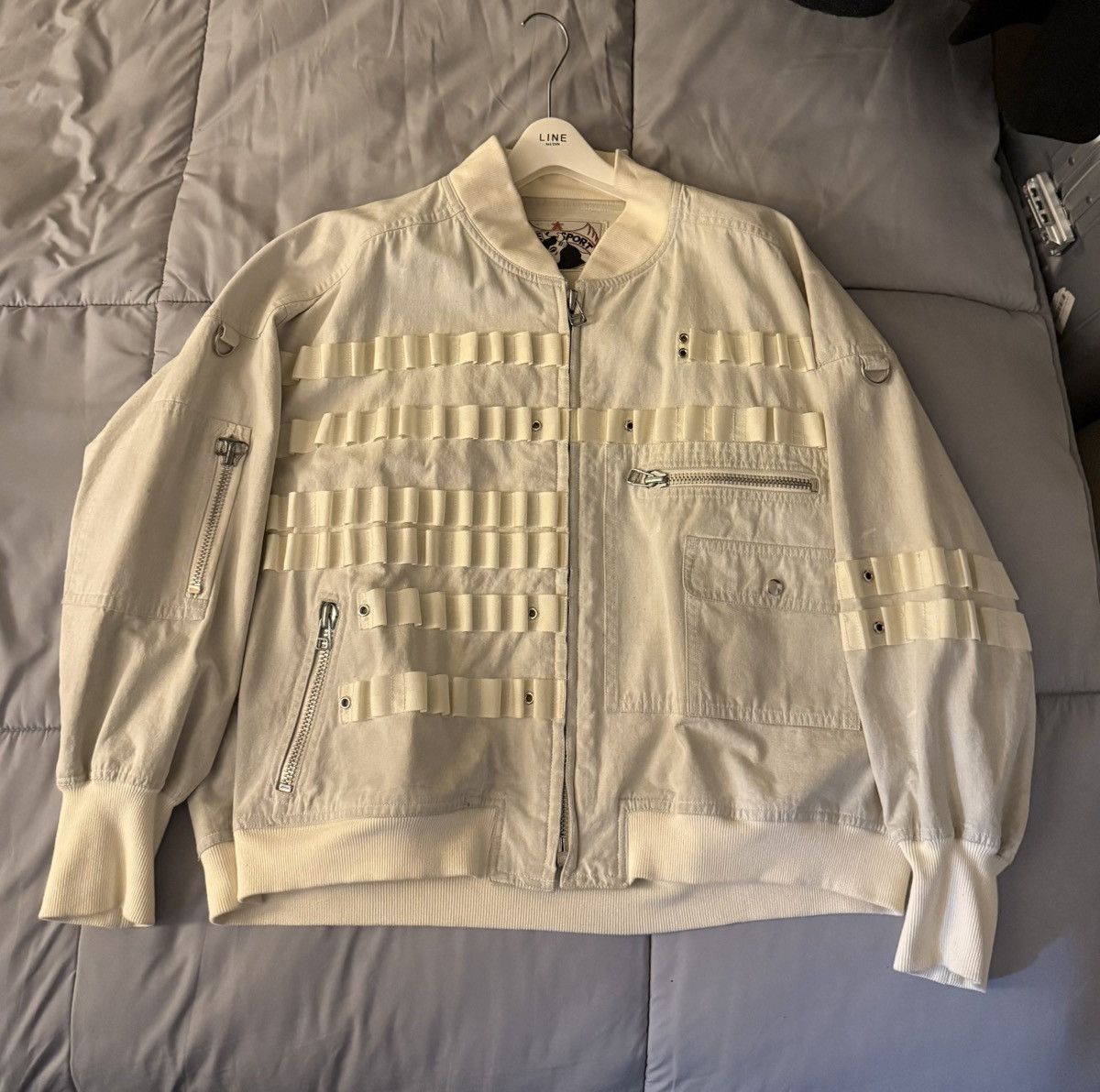 Issey Miyake (Rare!!) Issey Sport 80s cow label bomber jacket Size US XL / EU 56 / 4 - 1 Thumbnail
