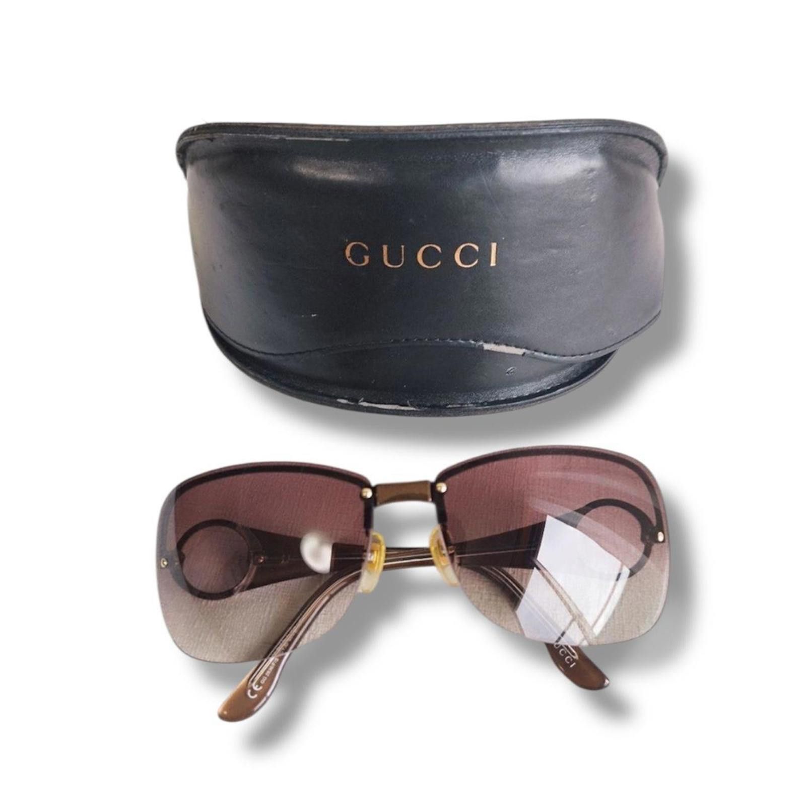 Gucci Gucci authentic rimless vintage sunglasses Size ONE SIZE - 2 Thumbnail