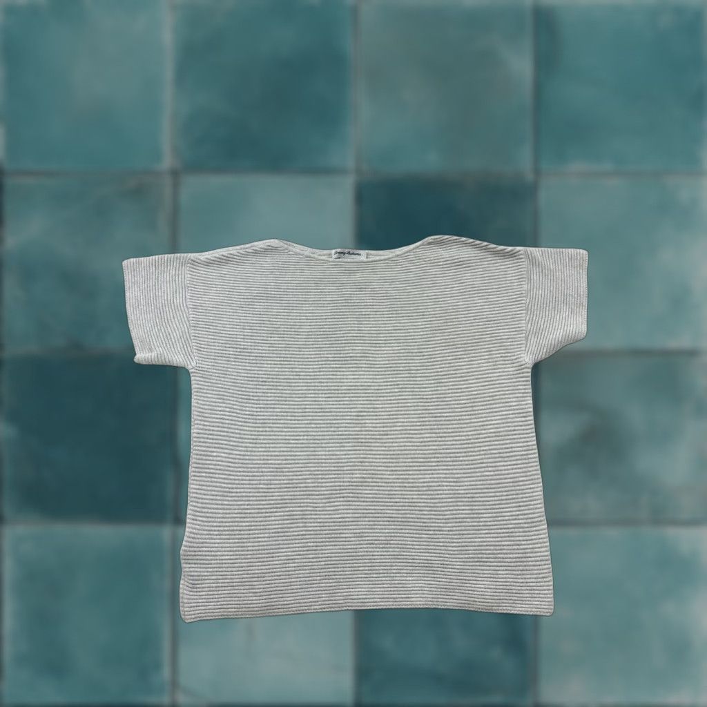 Tommy Bahama Tommy Bahama Shirt Womens Medium Gray Solid Short Sleeve Cotton Viscose Shirt Women M Gray Solid Short Sleeve Cotton Viscose Tommy Bahama 90s? Size M / US 6-8 / IT 42-44 - 1 Thumbnail