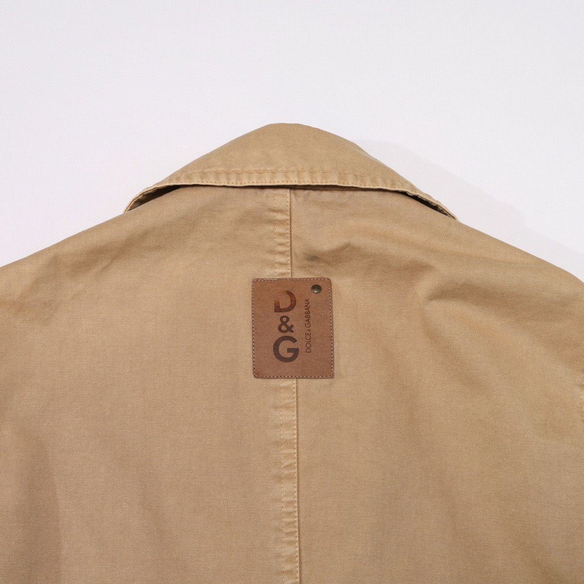 Dolce & Gabbana Dolce Gabbana Denim Double Breasted Coat Jacket Safari Size US XXL / EU 58 / 5 - 22 Thumbnail
