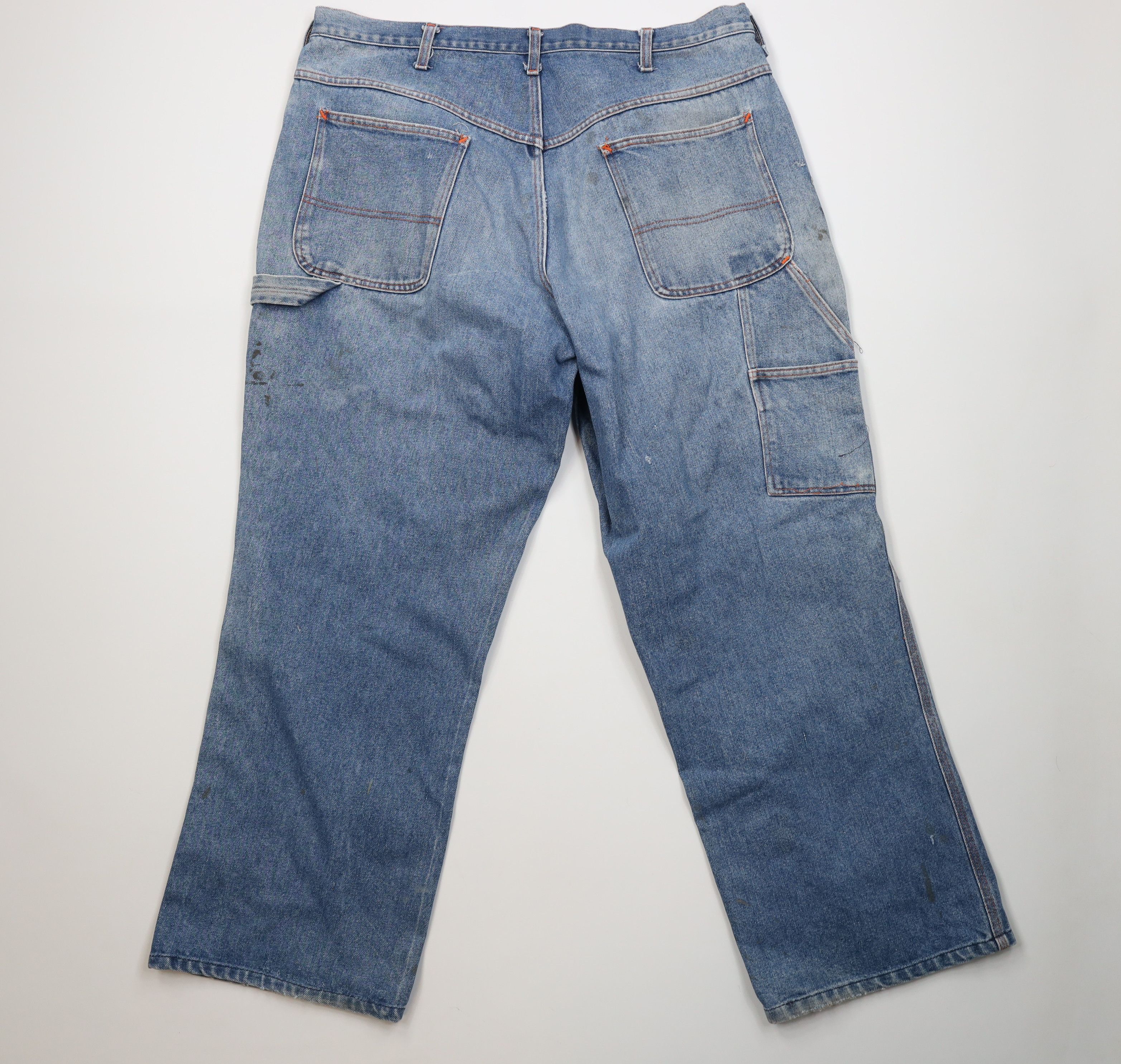 Big Mac Vintage 90s Big Mac Baggy Wide Leg Denim Jeans Blue USA Size US 38 / EU 54 - 10 Thumbnail