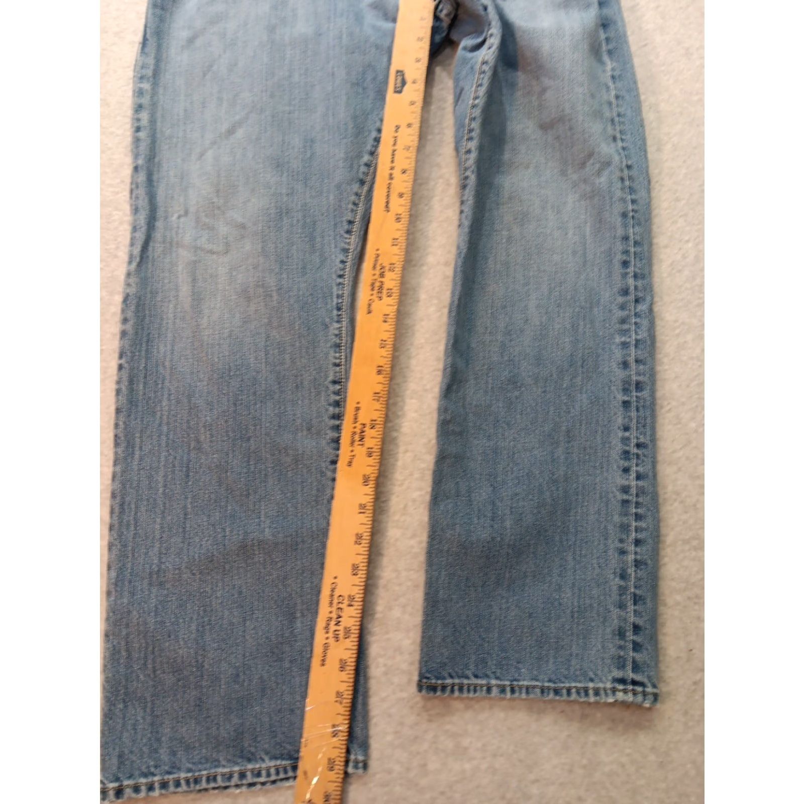 Polo Ralph Lauren Ralph Lauren Polo Jeans Mens 5-Pocket Hampton Straight Denim Light Wash Blue 35x30 Regular Easy Care Mens Size US S / EU 44-46 / 1 - 5 Thumbnail