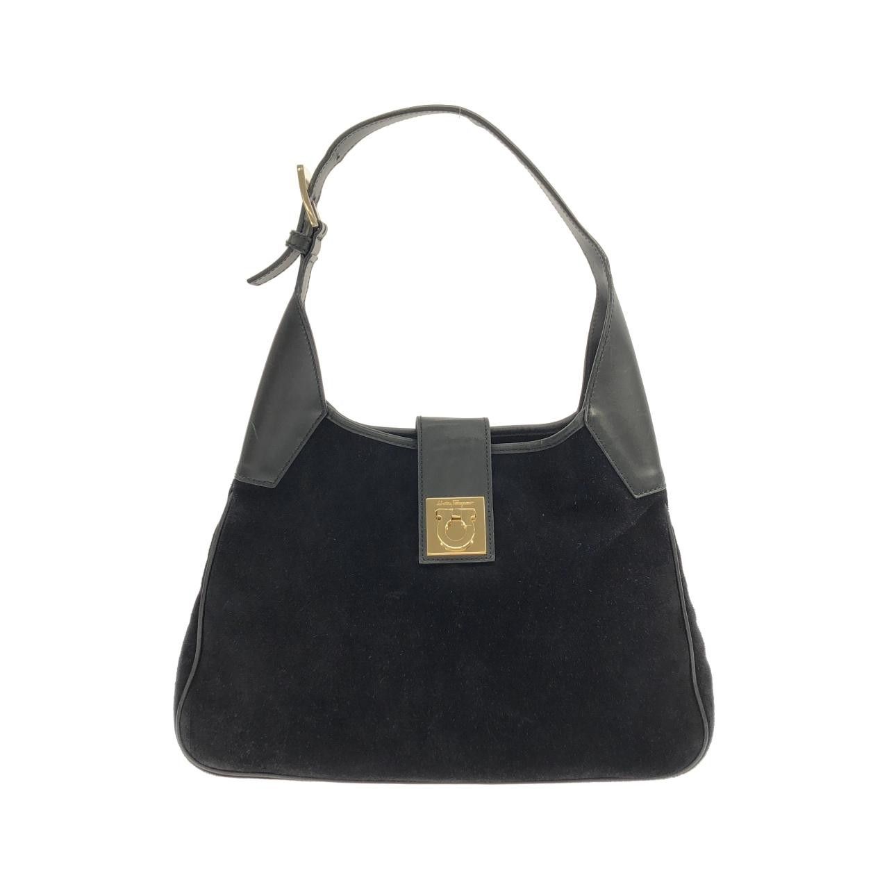 Salvatore Ferragamo Salvatore Ferragamo Salvatore Ferragamo Suede Leather Shoulder Bag Leather Shoulder Bag 21 2811 DUTY FREE for USA Size ONE SIZE - 1 Thumbnail