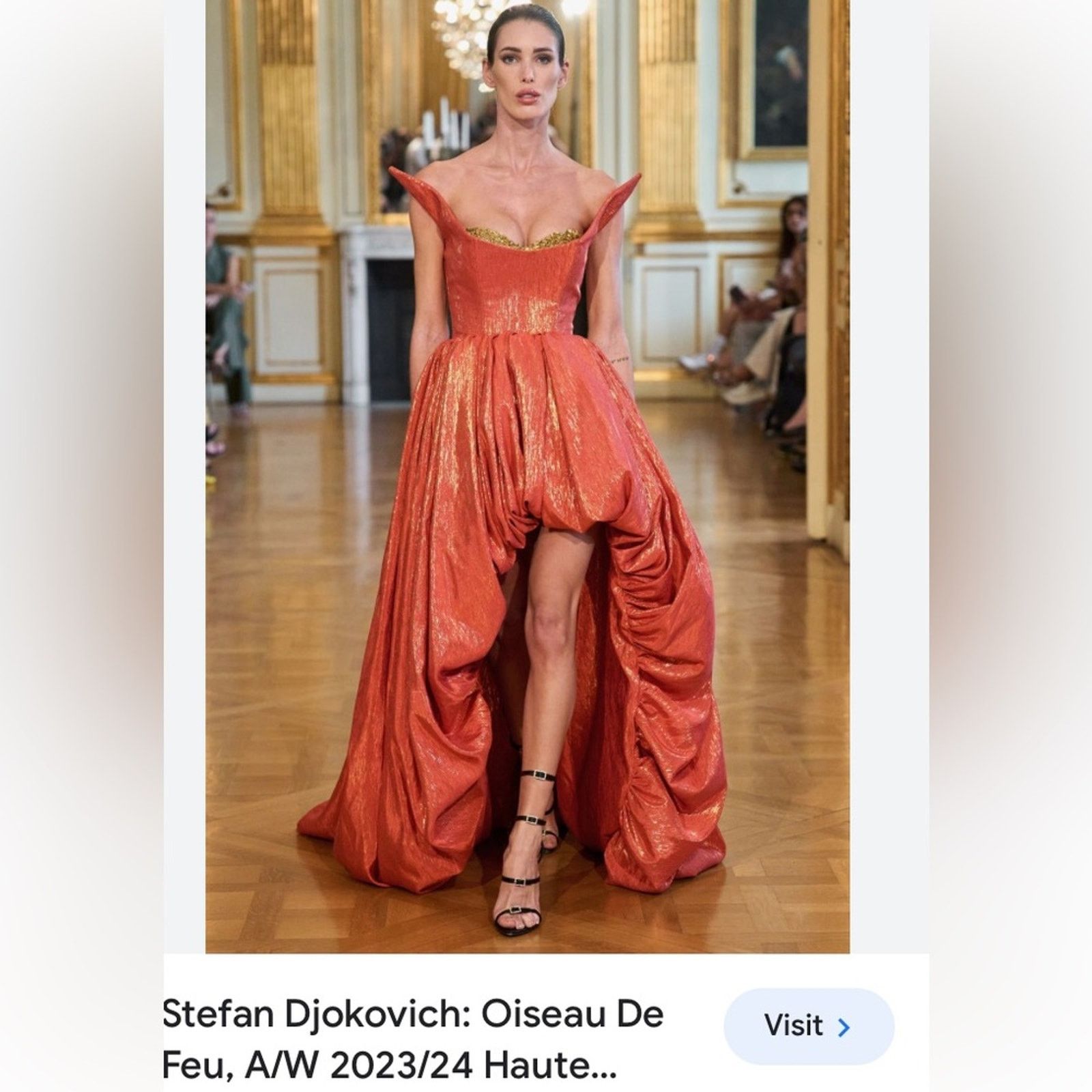 Jessica McClintock BNWT Jessica Mclintock coral ruched strapless balloon hem Size M / US 6-8 / IT 42-44 - 14 Thumbnail