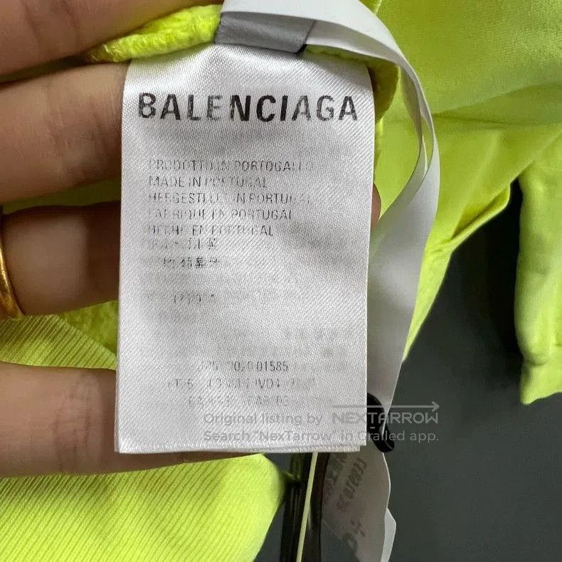Balenciaga Balenciaga Neon Yellow Coke Hoodie. Size US S / EU 44-46 / 1 - 3 Thumbnail