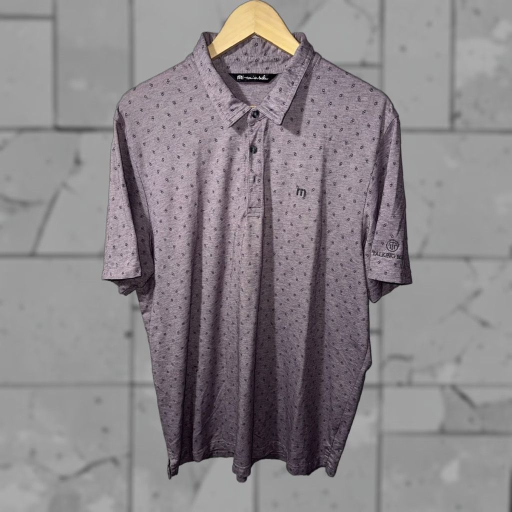 TravisMathew Travis Mathew Purple Golf Polo MENS XL PERU Size US XL / EU 56 / 4 - 1 Thumbnail