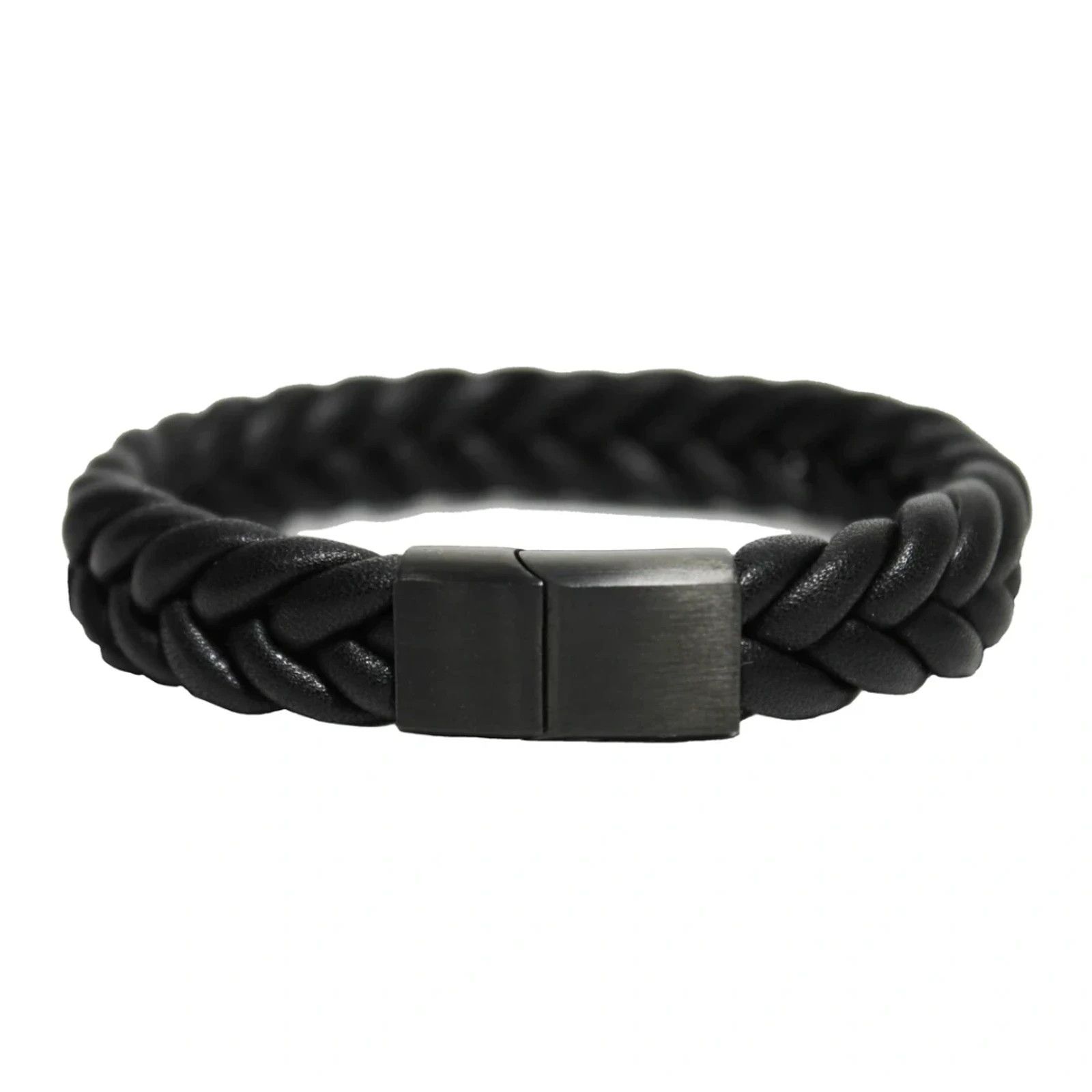 Jewelry 🔴 Bracelet - Braided Calfskin Size ONE SIZE - 2 Thumbnail