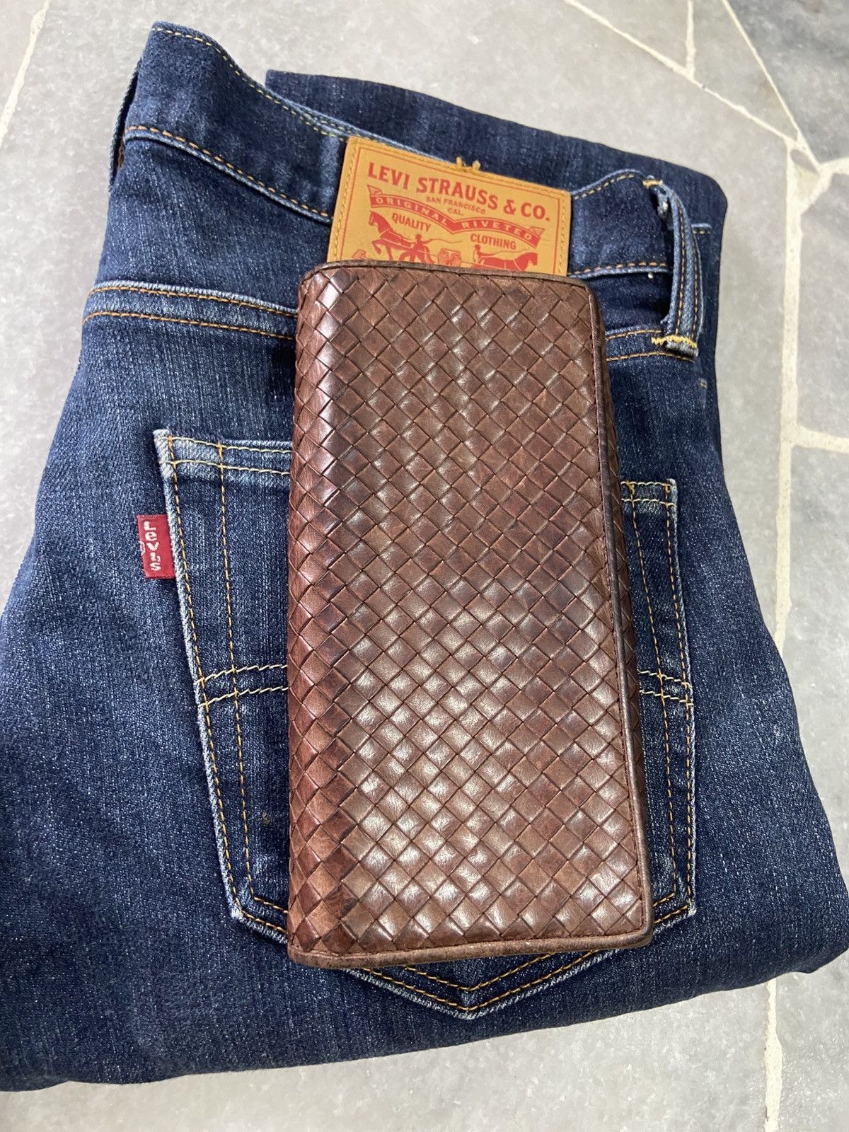 Japanese Brand Solatina Leather Long Wallet Size ONE SIZE - 1 Thumbnail