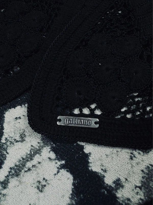 Other Galliano vintage lace sweater black logo M Size M / US 6-8 / IT 42-44 - 5 Thumbnail