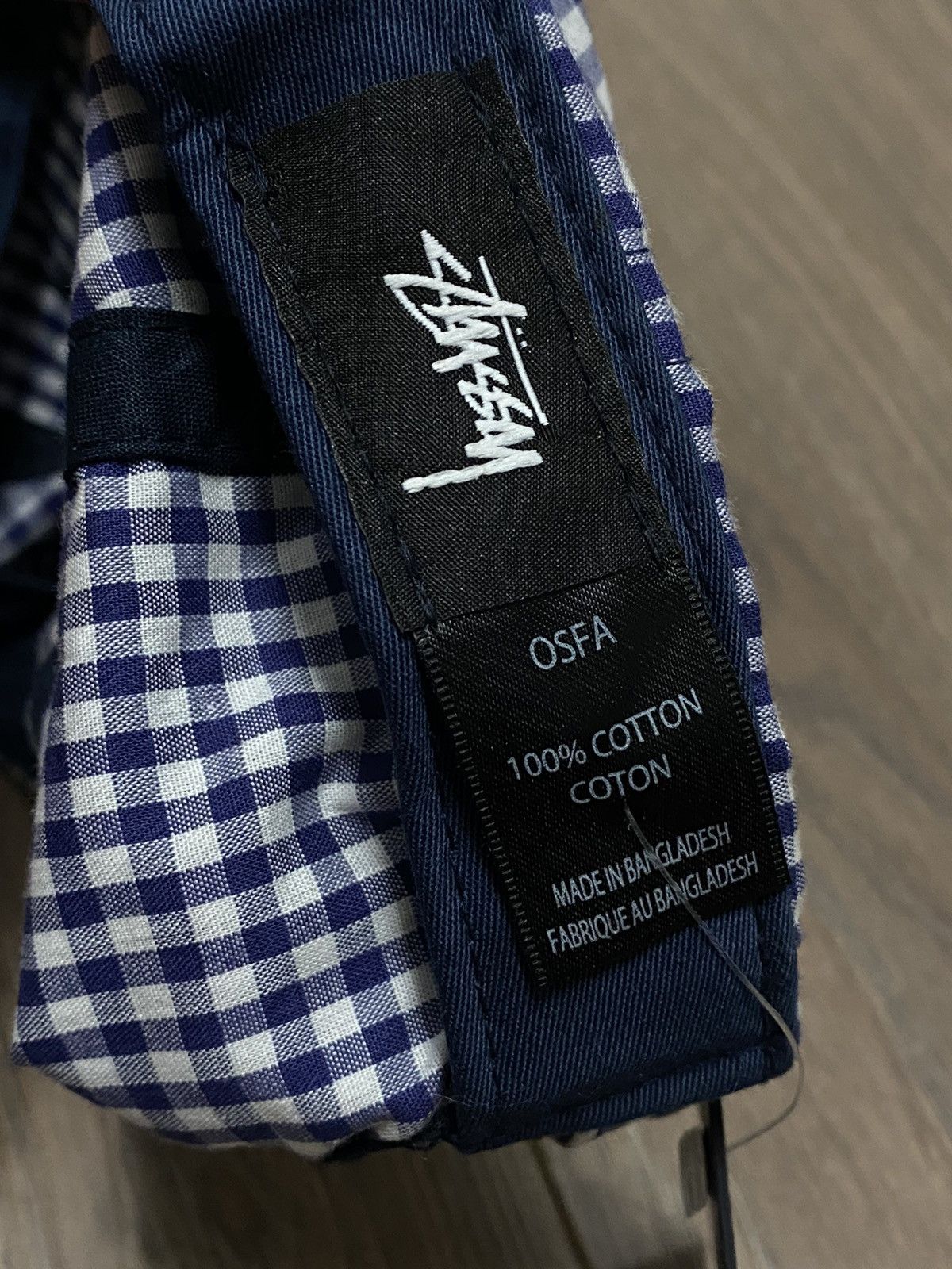 Stussy Stussy Checked Pattern New Cap Hat Iconic Logo Size ONE SIZE - 8 Thumbnail