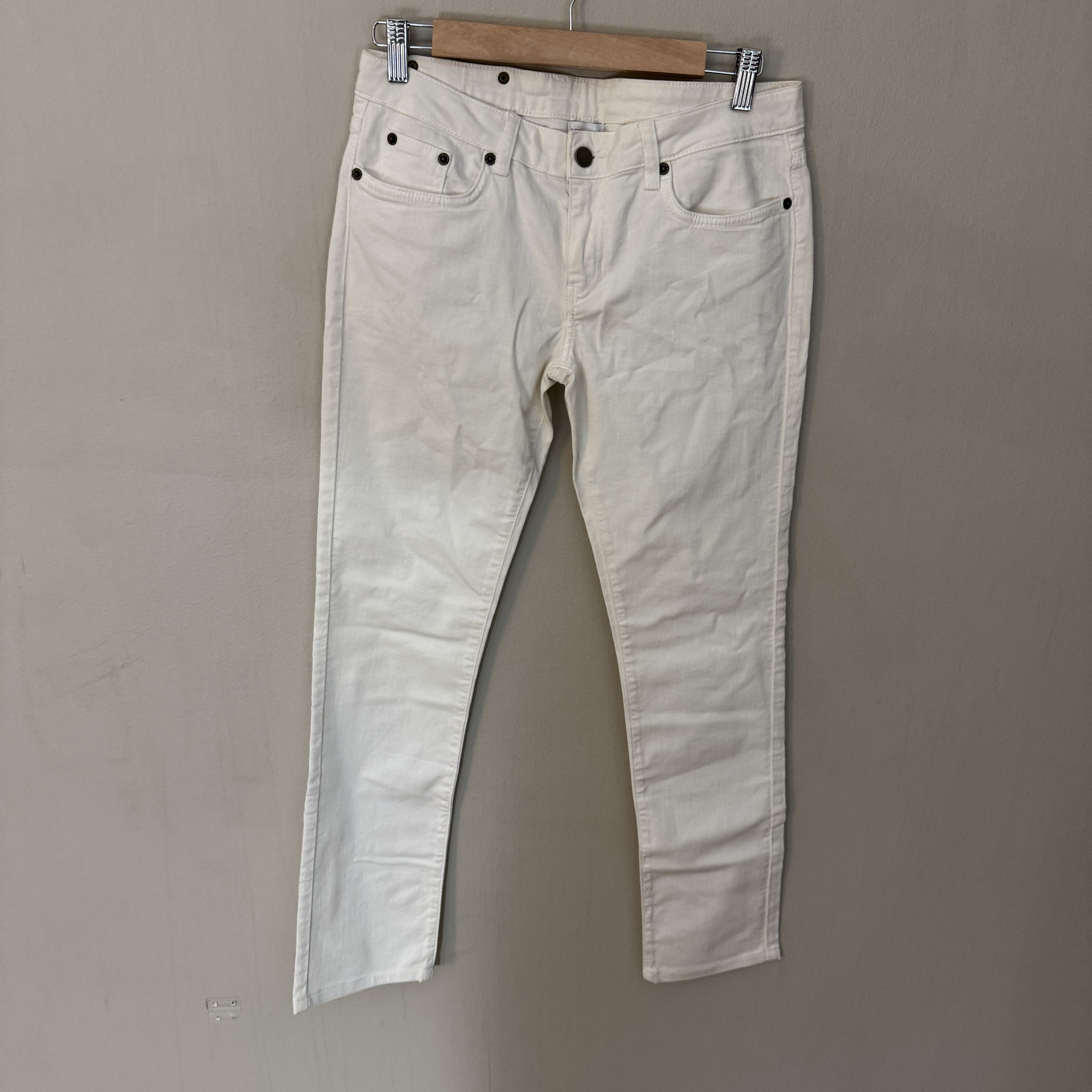 Valentino Valentino White Slim Crop Jeans Size 30" / US 8 / IT 44 - 1 Thumbnail
